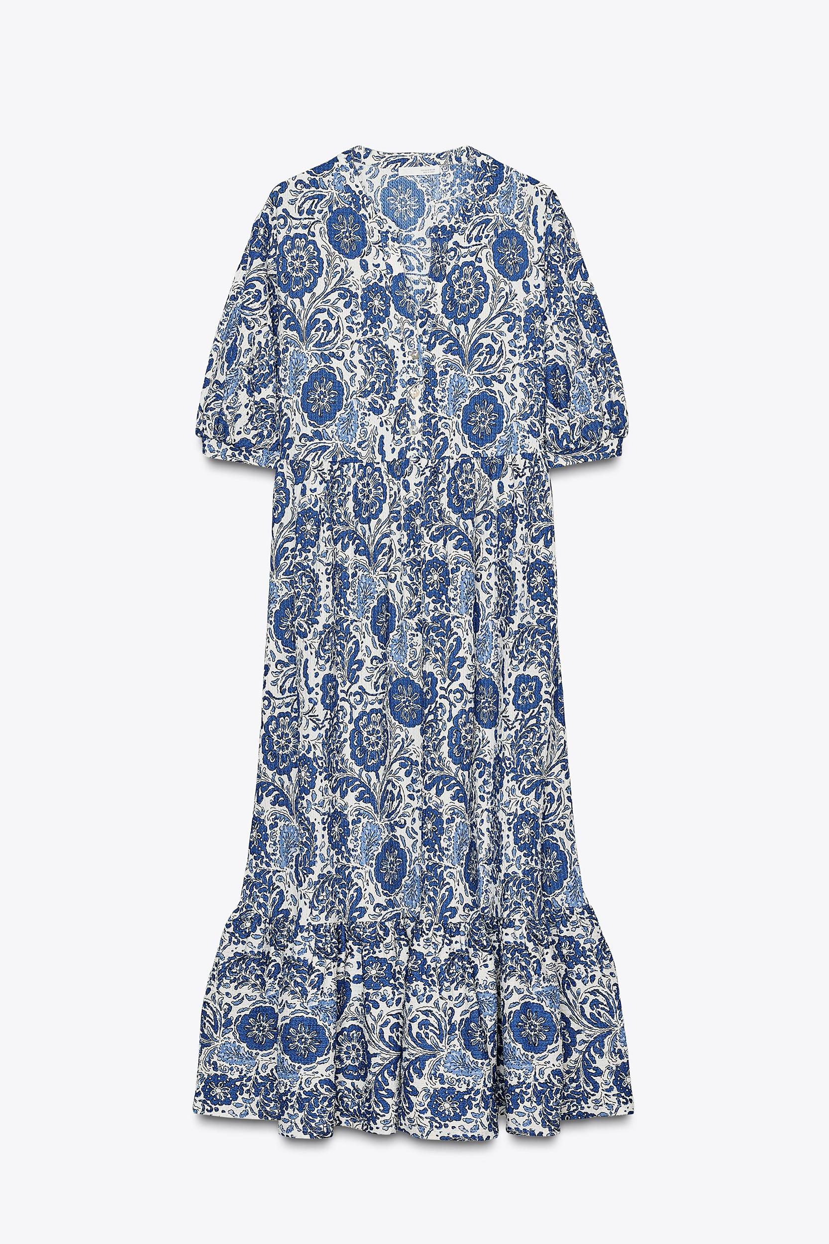 PRINTED MIDI DRESS Product Image