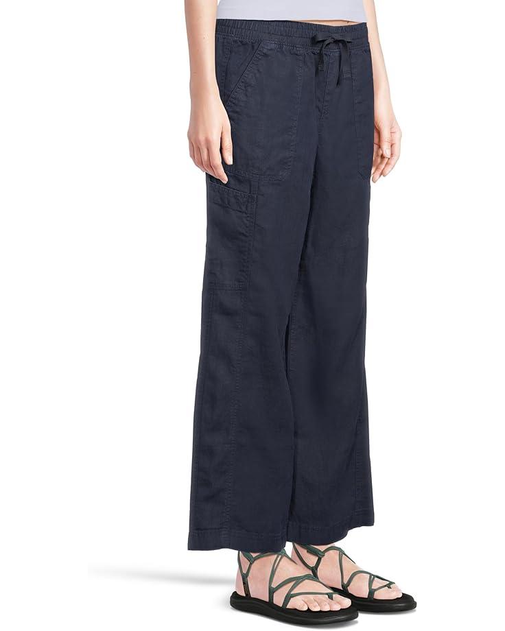 Premium Linen Breezy Pull-On Ankle Pants Product Image