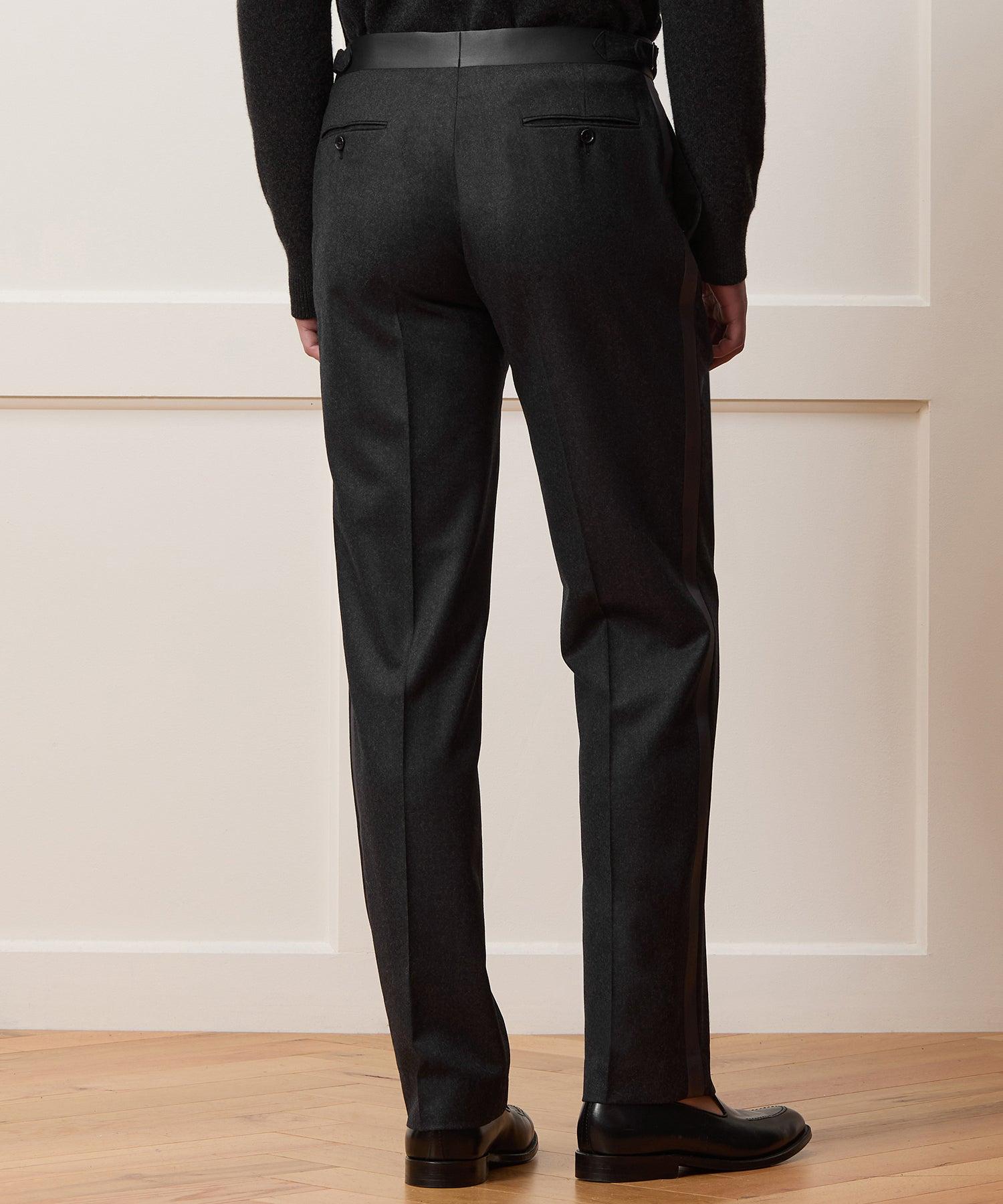 Straight Fit Italian Flannel Tuxedo Product Image