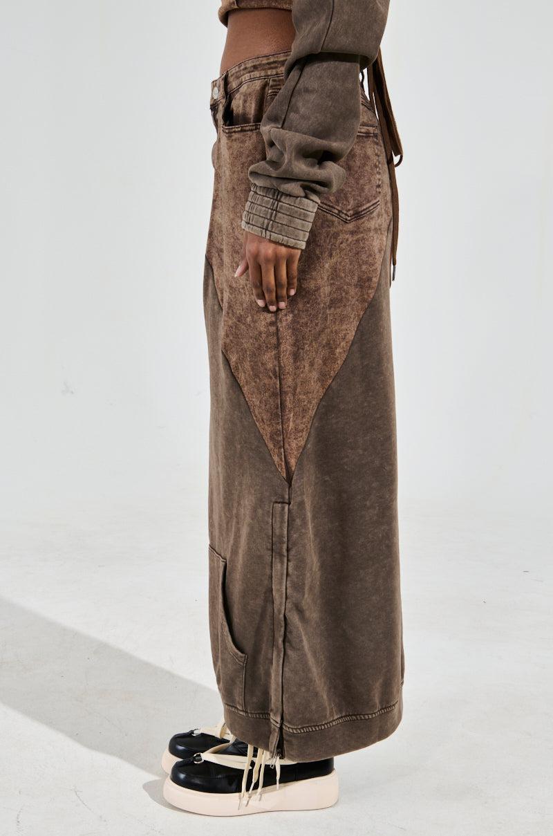 BROKE MY HEART MAXI SKIRT Product Image