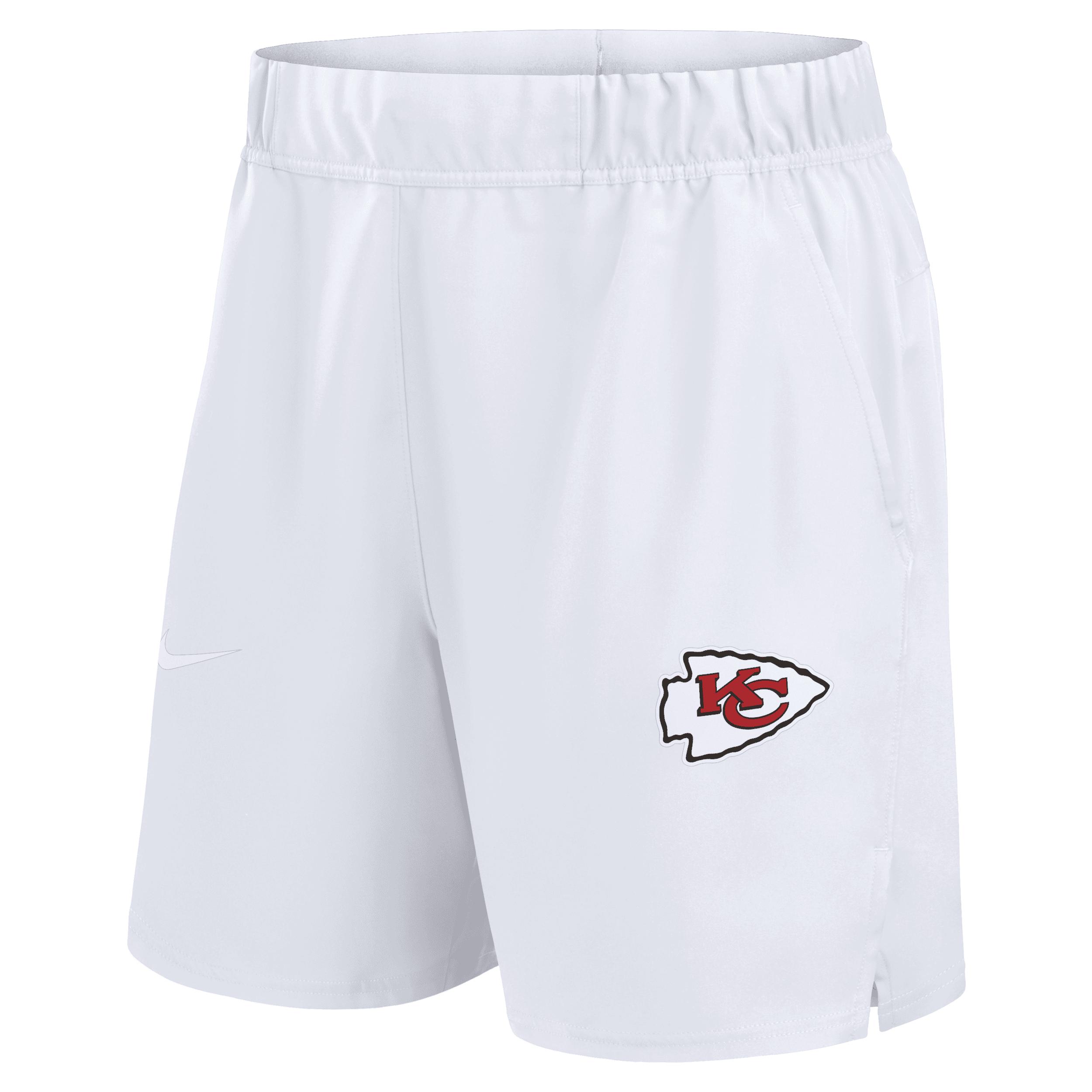 Men's Nike White Kansas City Chiefs Blitz Victory Performance Shorts,  Product Image
