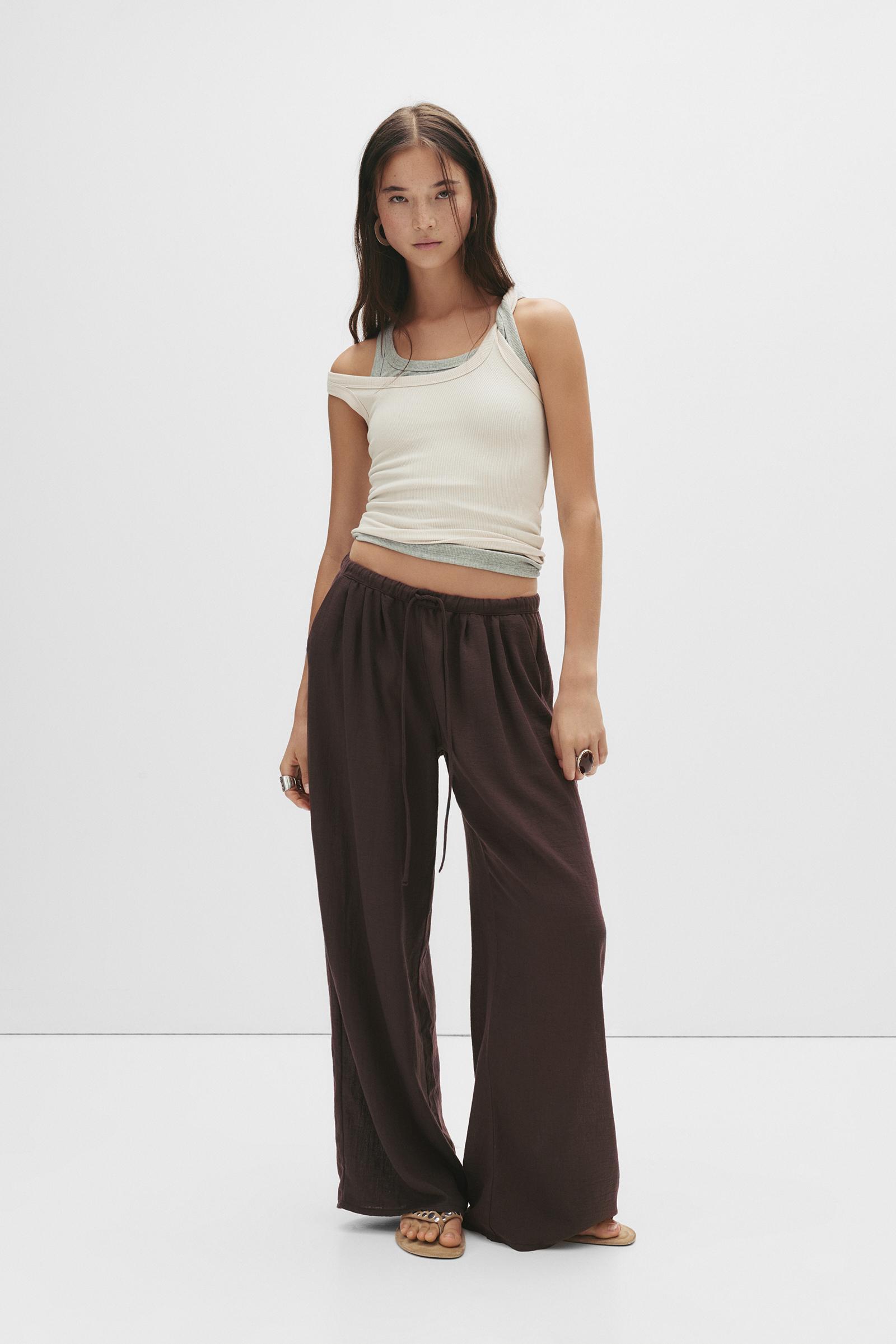 Flowing rustic trousers Product Image