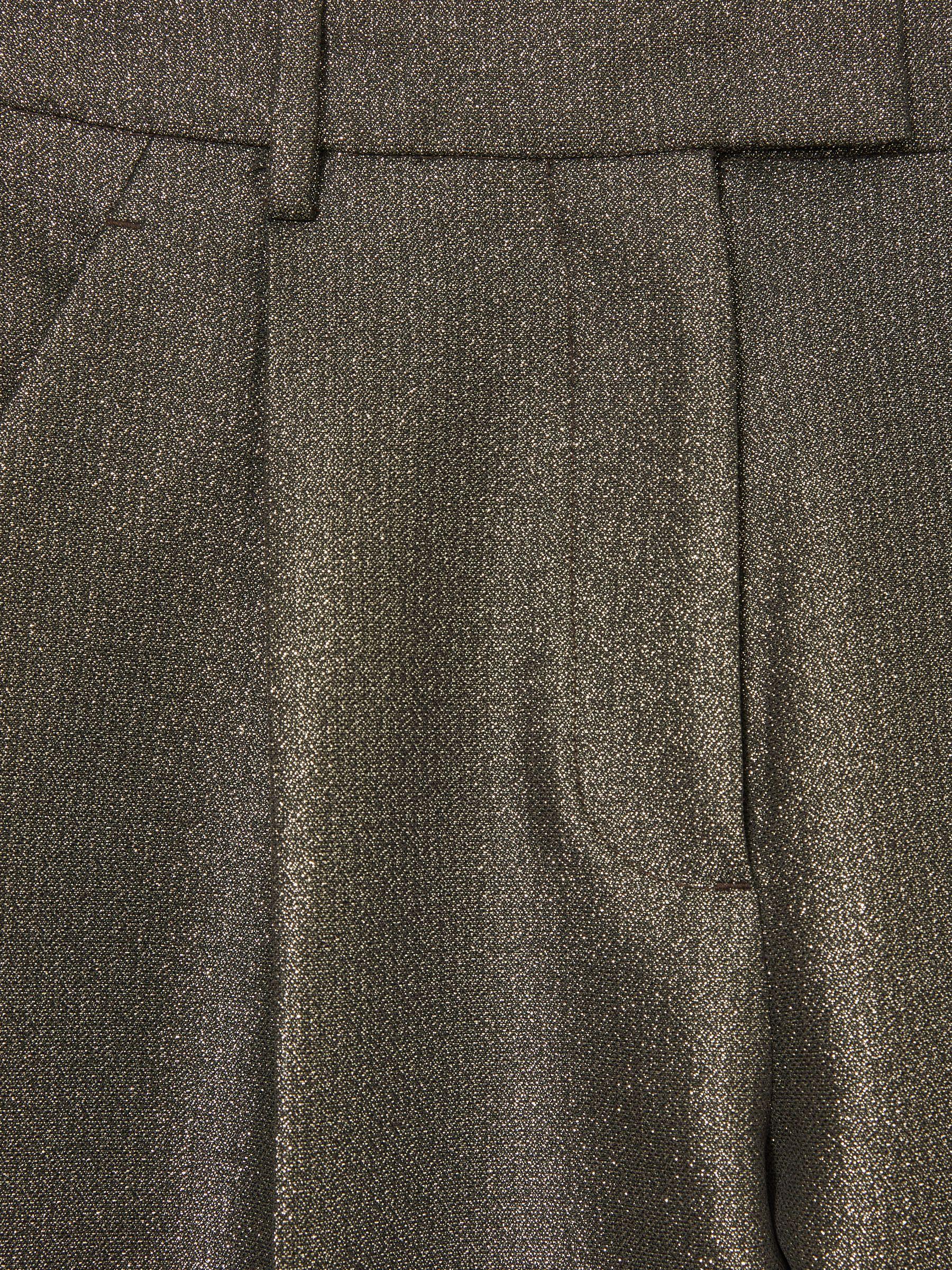 Sparkle Tapered Trousers in Dark Gold Product Image