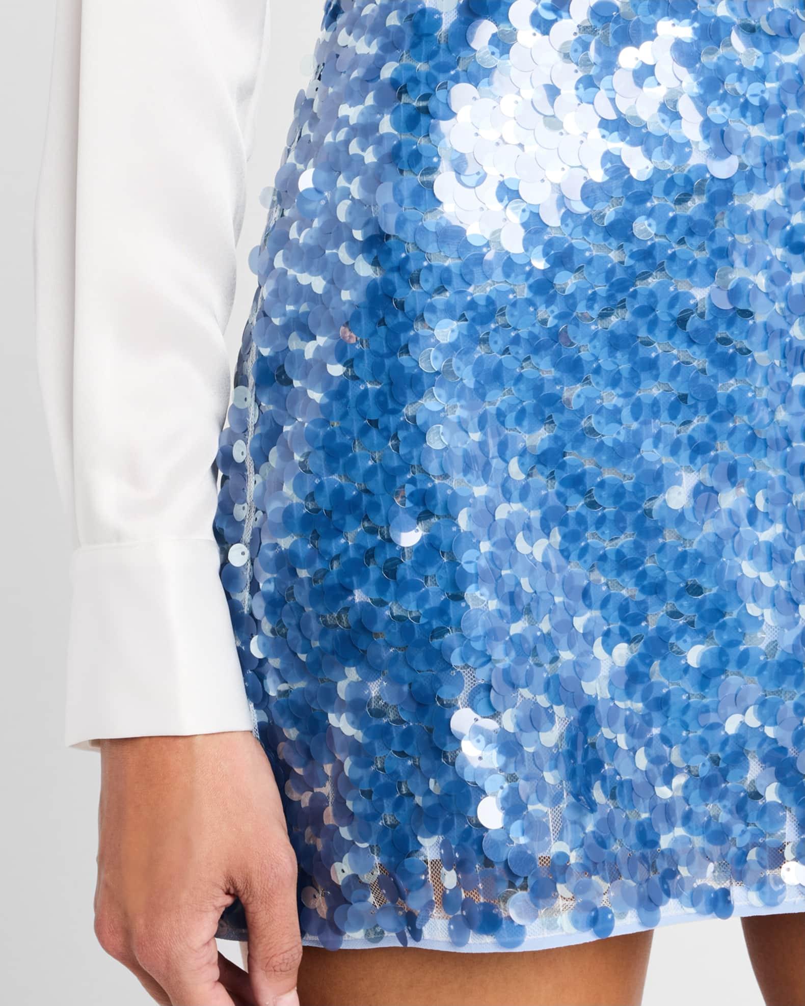 Maris Sequined Mini Skirt Product Image