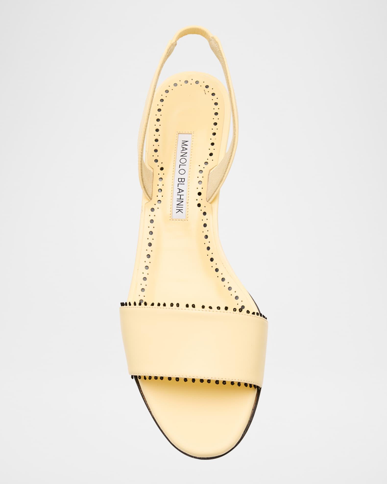 Patobar Leather Slingback Sandals Product Image