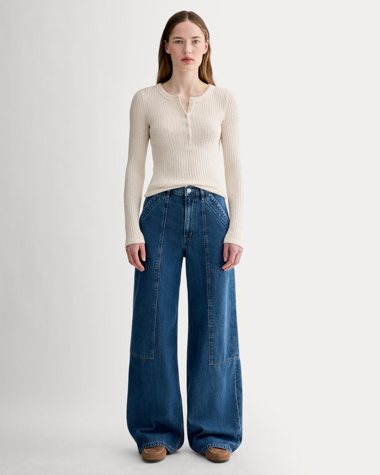 The Cozy Rib Henley Product Image