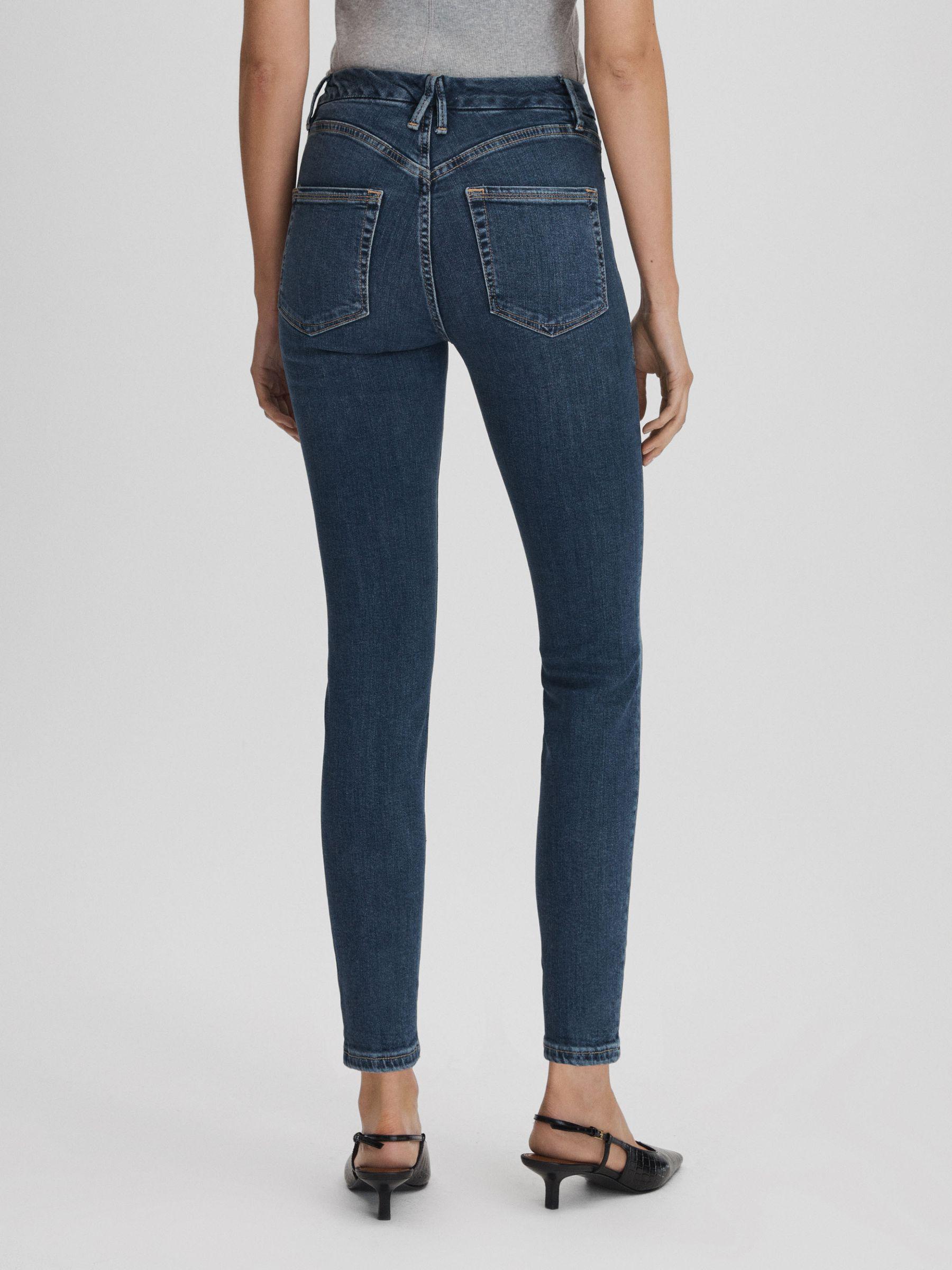 Good American Cropped Skinny Jeans in Blue Product Image