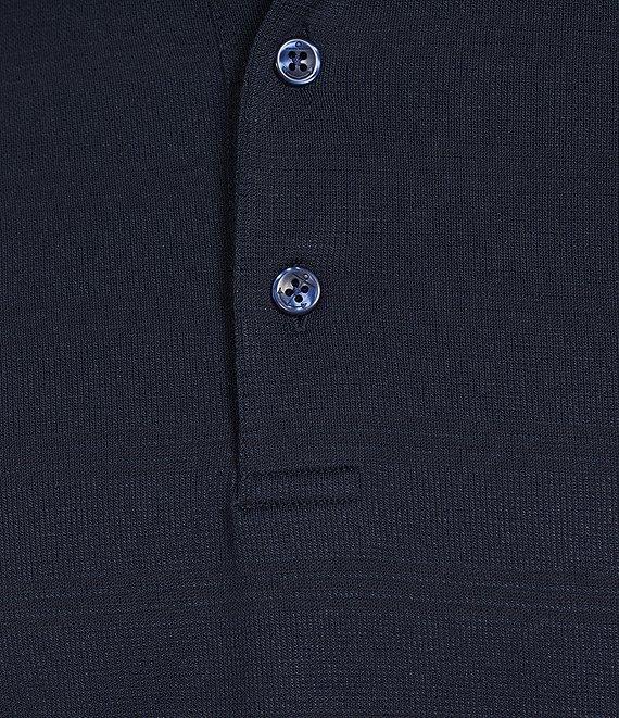 Cremieux Blue Label St. Tropez Collection Short Sleeve Solid Tonal Stripe Polo Shirt Product Image