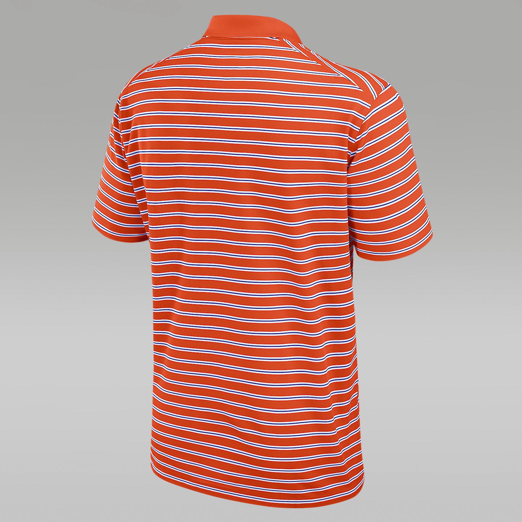 Men's Florida Primetime Victory Striped Jordan Brand Dri-FIT College Polo Product Image
