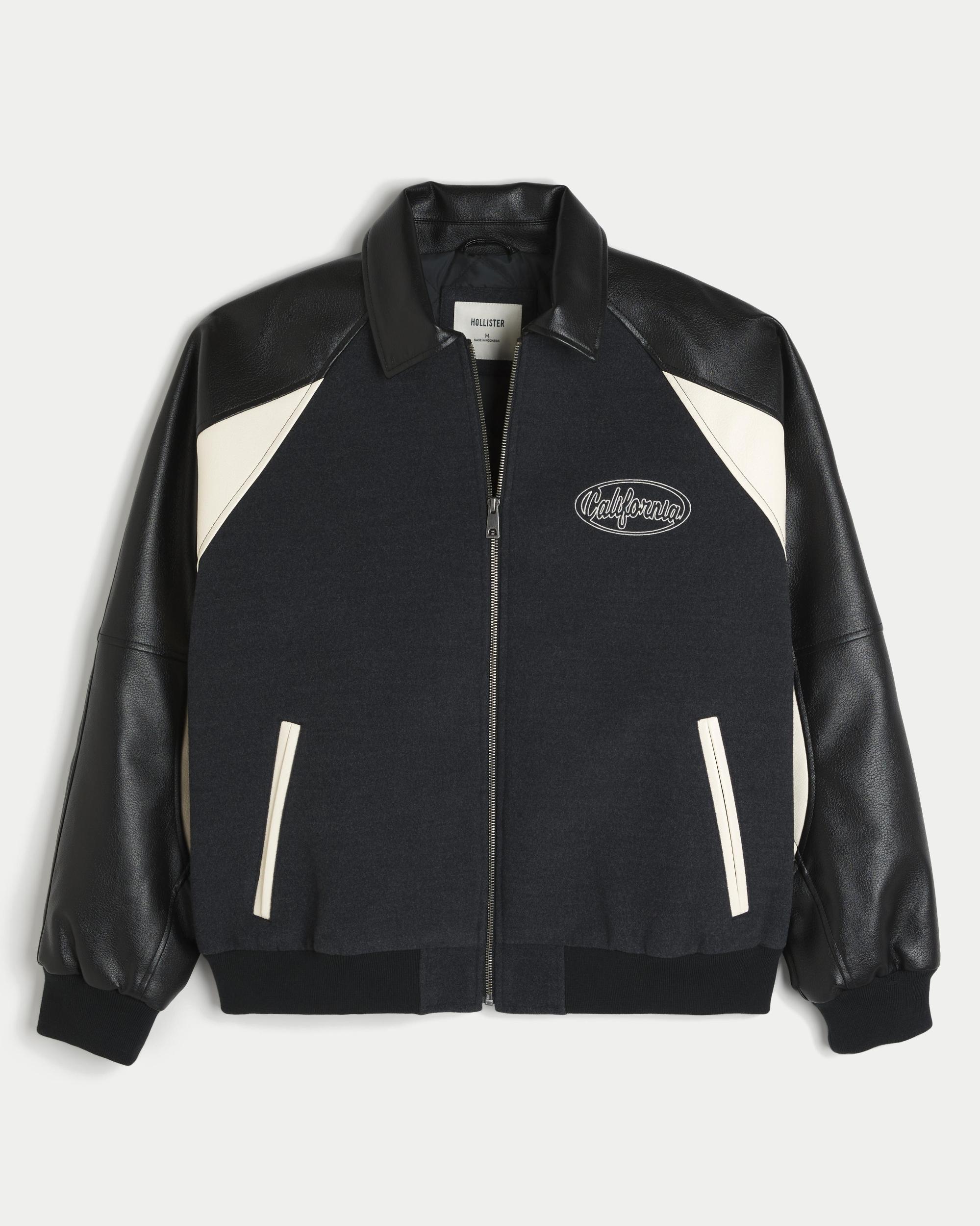 Midtown Bulldogs Graphic Varsity Jacket Product Image