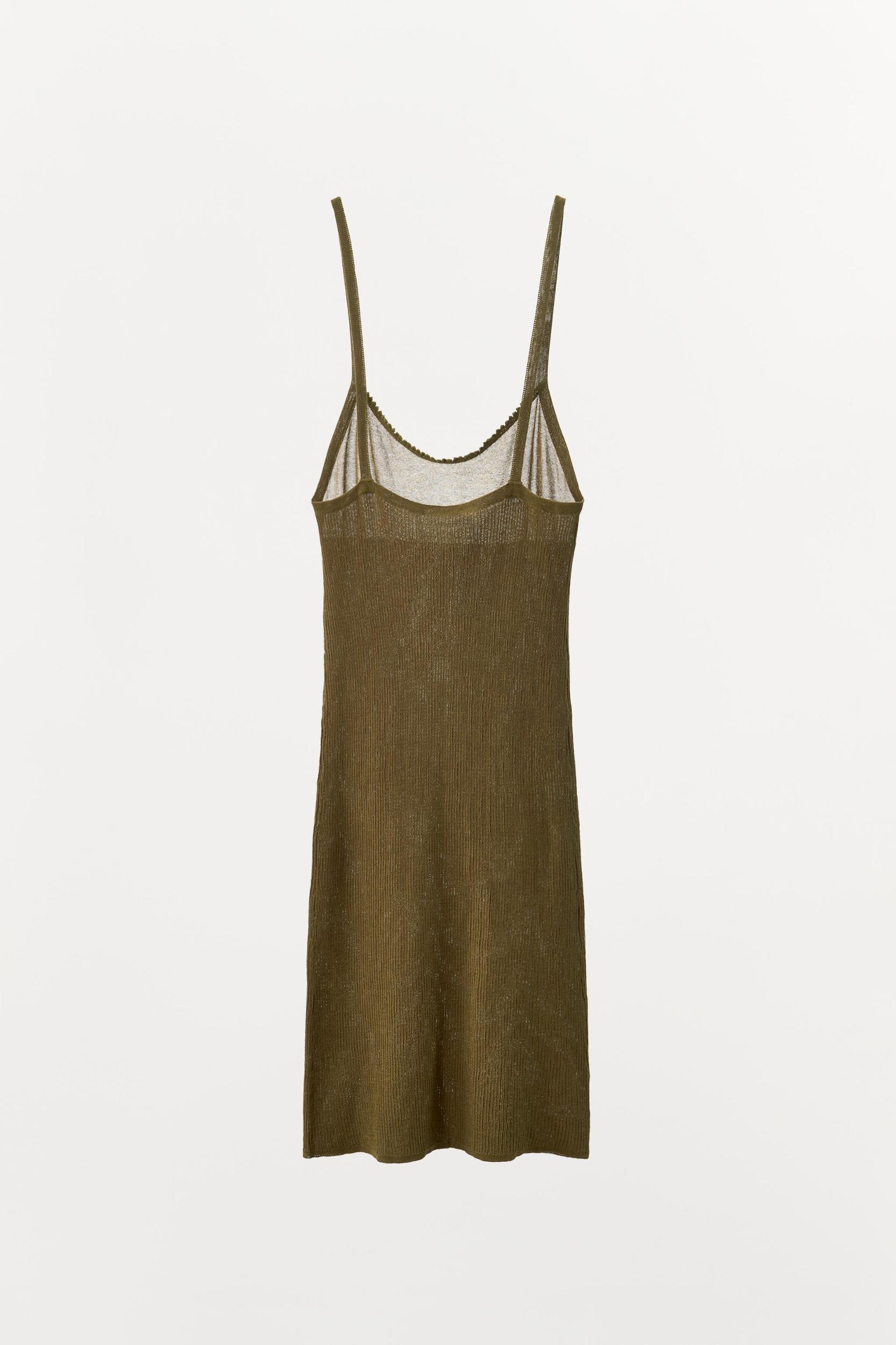 RIB KNIT MINI DRESS Product Image