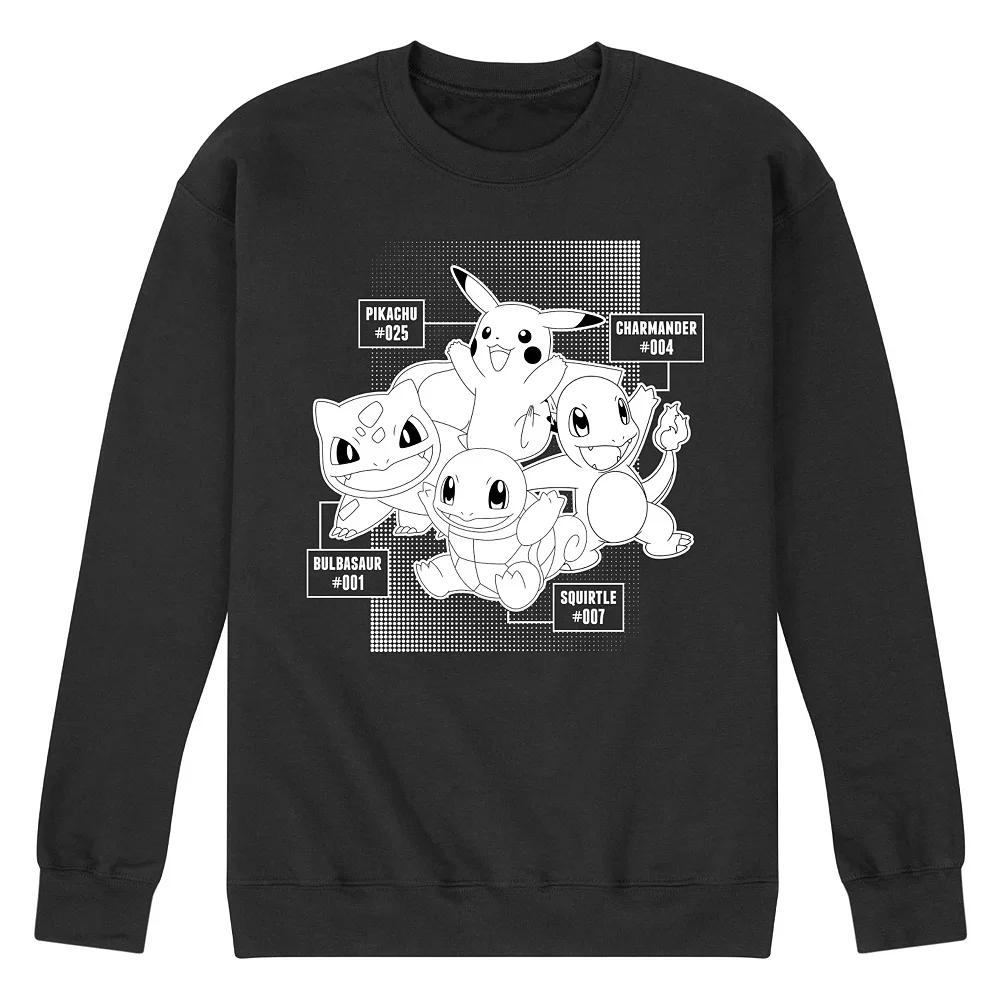 Men's Pokemon Labels Fleece,  Product Image