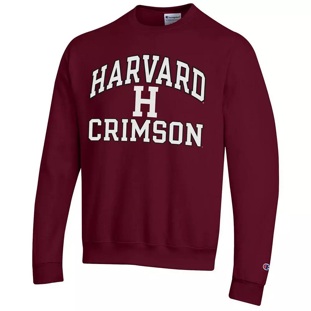Men's Champion Crimson Harvard Crimson High Motor Pullover Sweatshirt,  Product Image