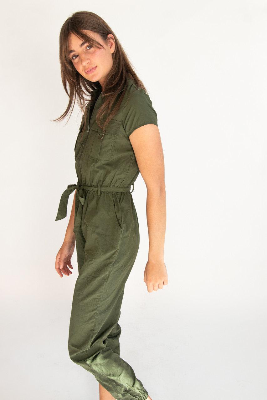 Utility Parachute Belted Jumpsuit Product Image