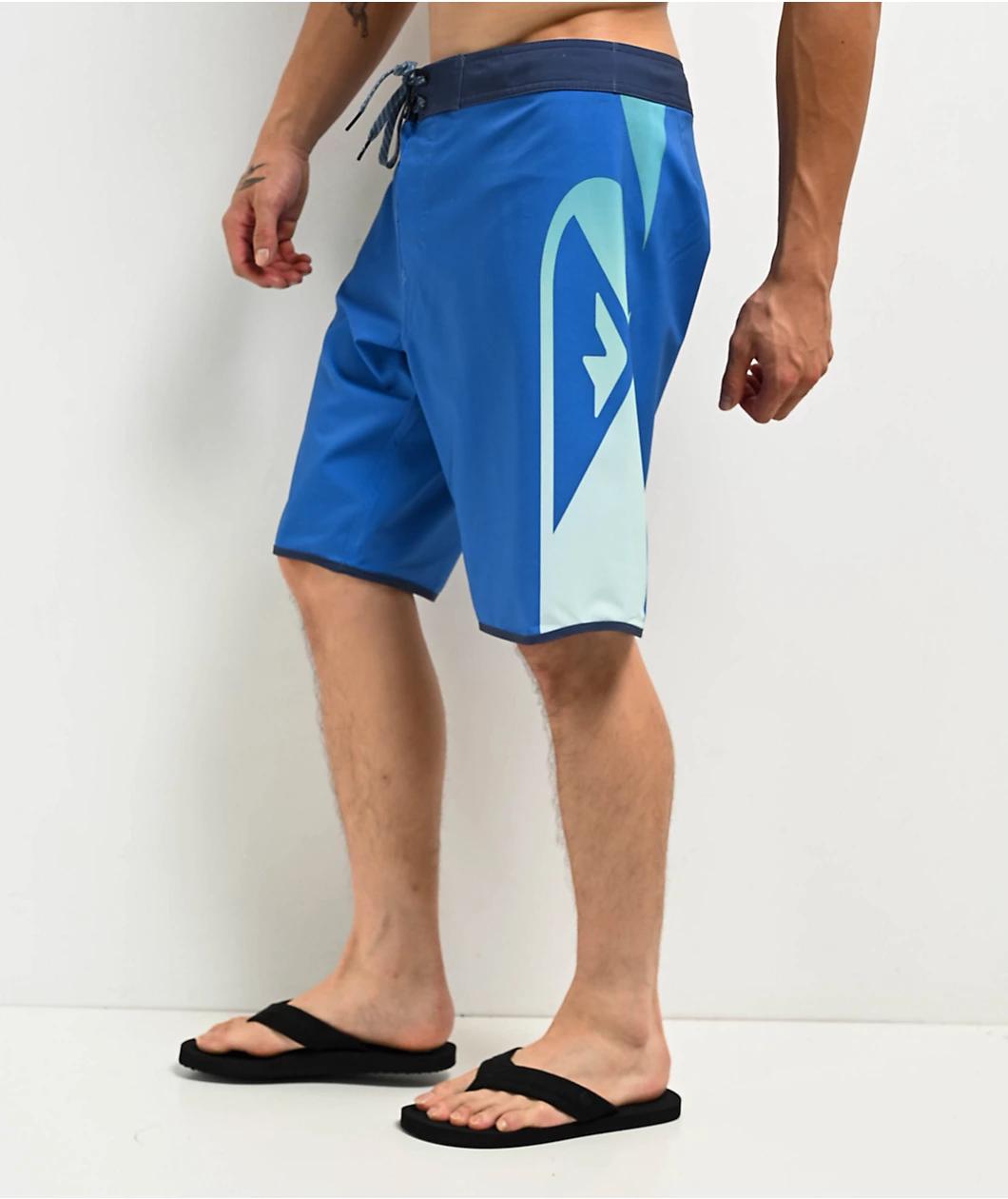 Quiksilver Surfsilk Holmes Nebulas Blue Board Shorts Product Image