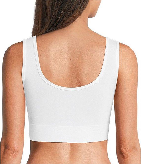 Modern Movement Scoop Neck Seamless Cropped Tank Product Image