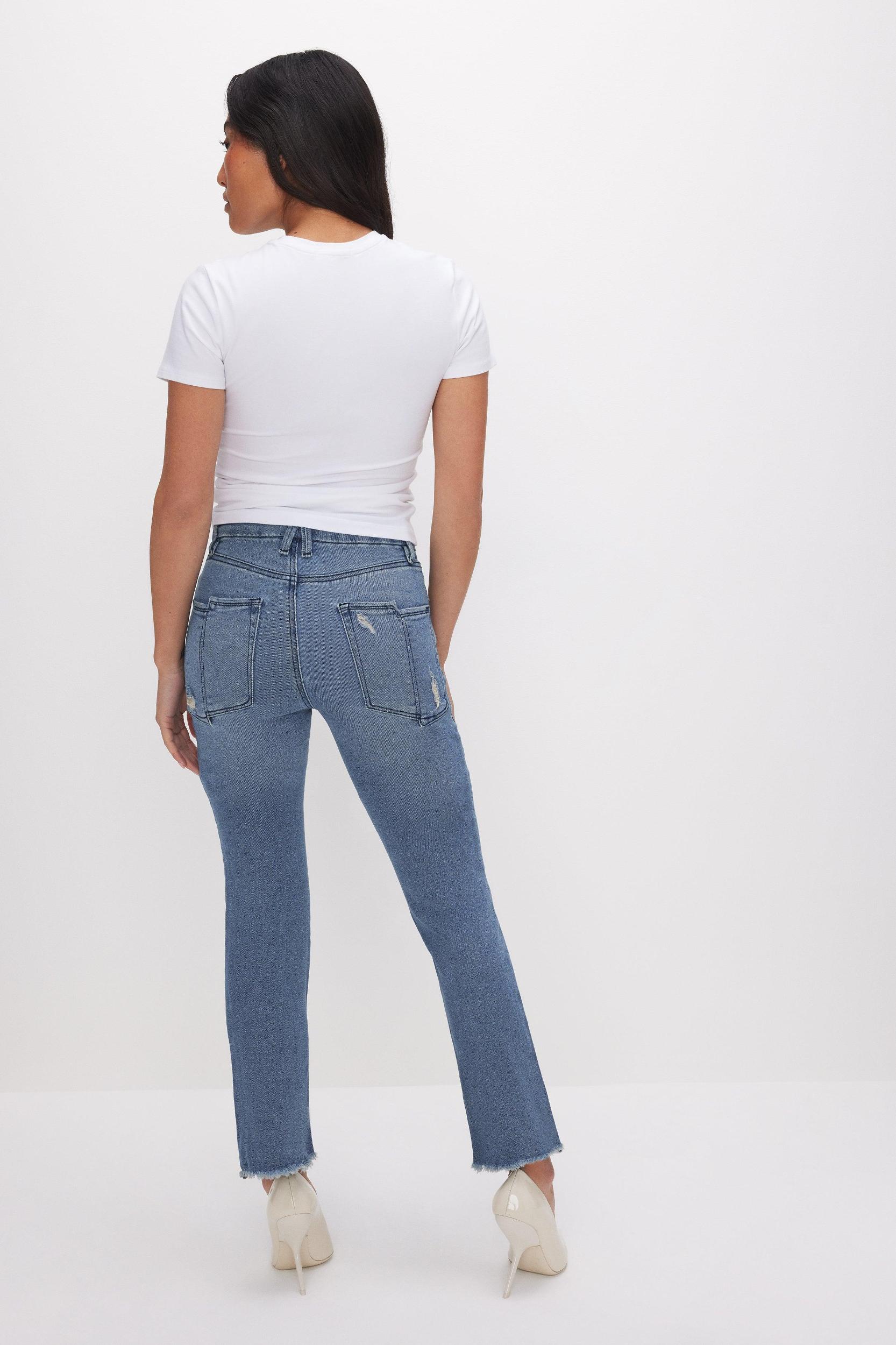 GOOD PETITE STRAIGHT JEANS | BLUE449 Product Image