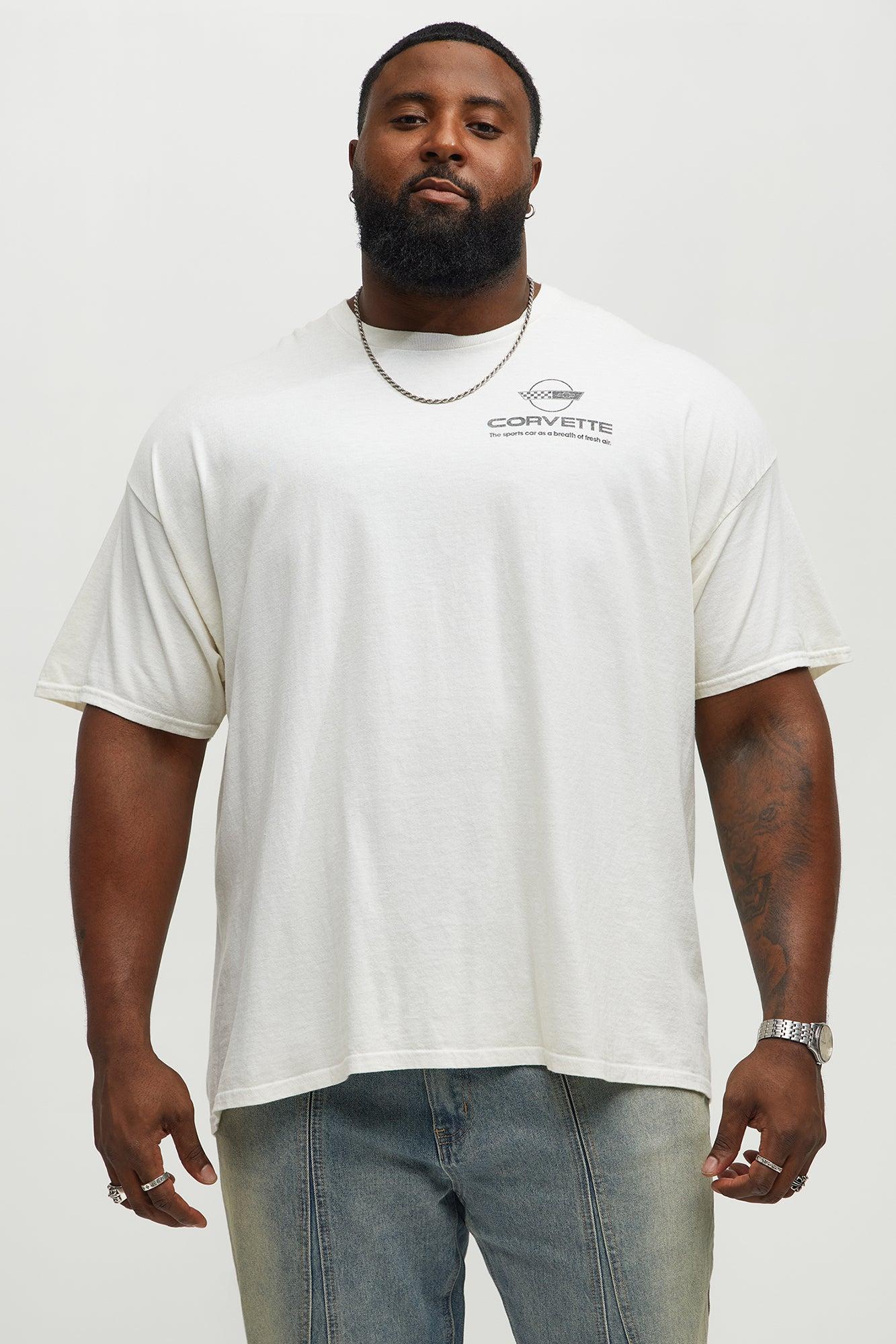 Chevy Corvette Stingray Short Sleeve Tee - Off White Male Product Image