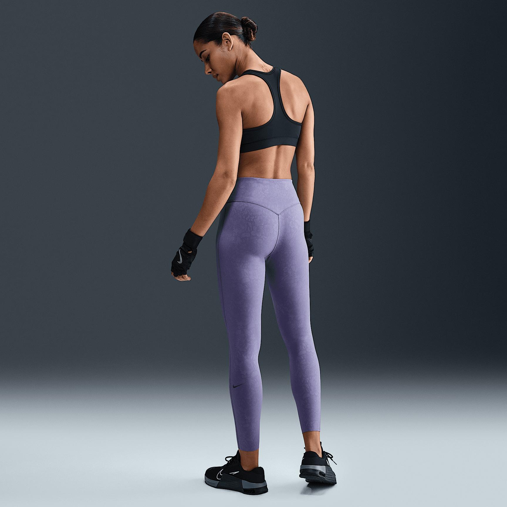 Nike Women's Universa High-Waisted 7/8 Floral Leggings with No Front Seam Product Image