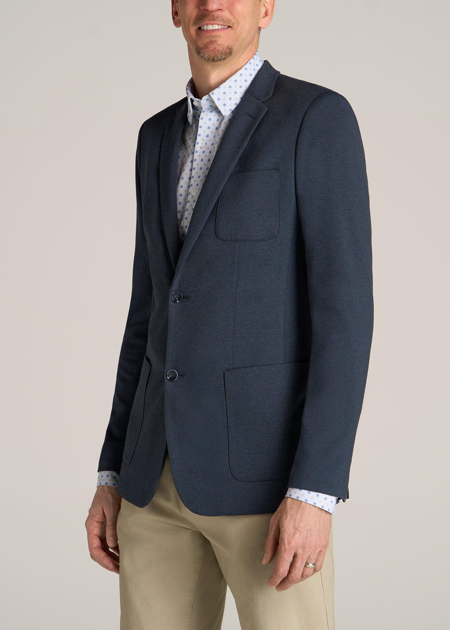 Core Blazer for Tall Men in Blue Steel Male Product Image