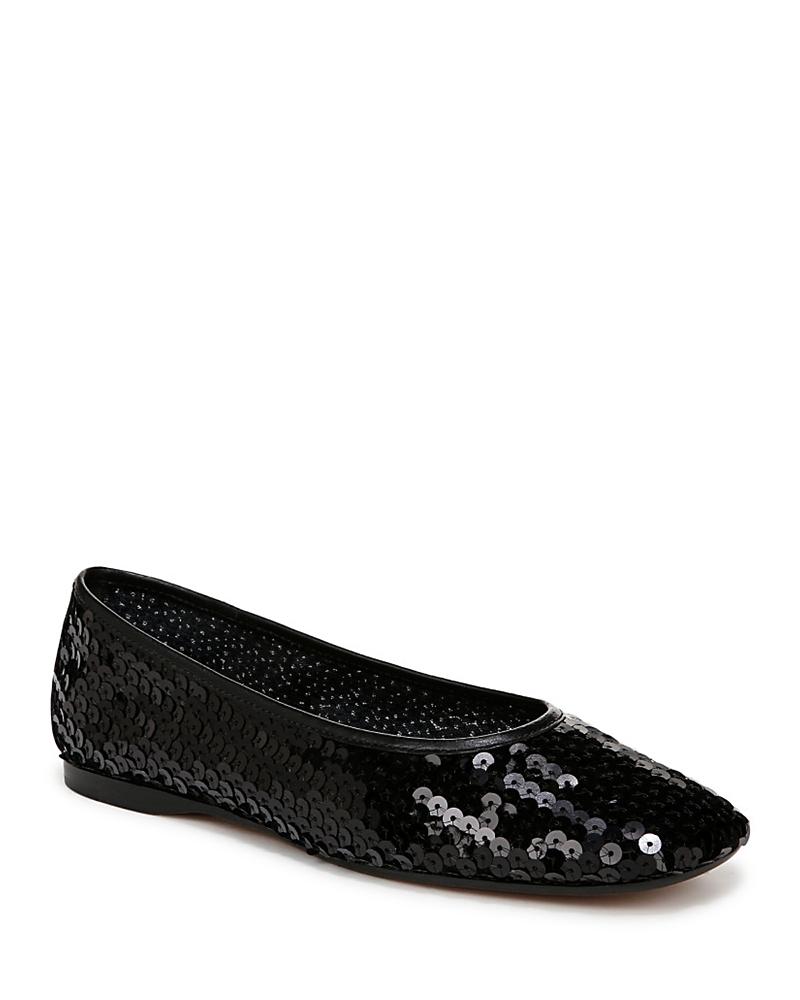 Vince Womens Leah Sequin Ballet Flats Product Image