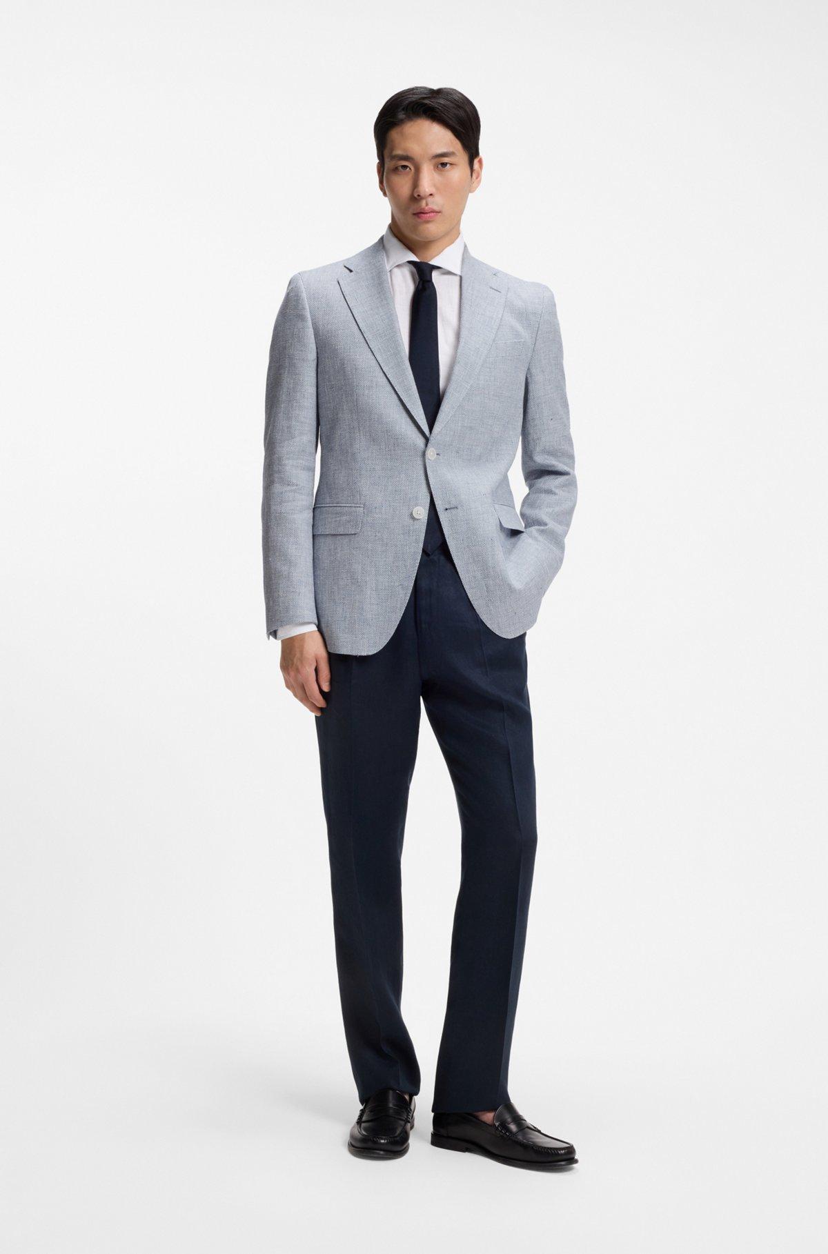 Slim-fit jacket with puppytooth pattern Product Image