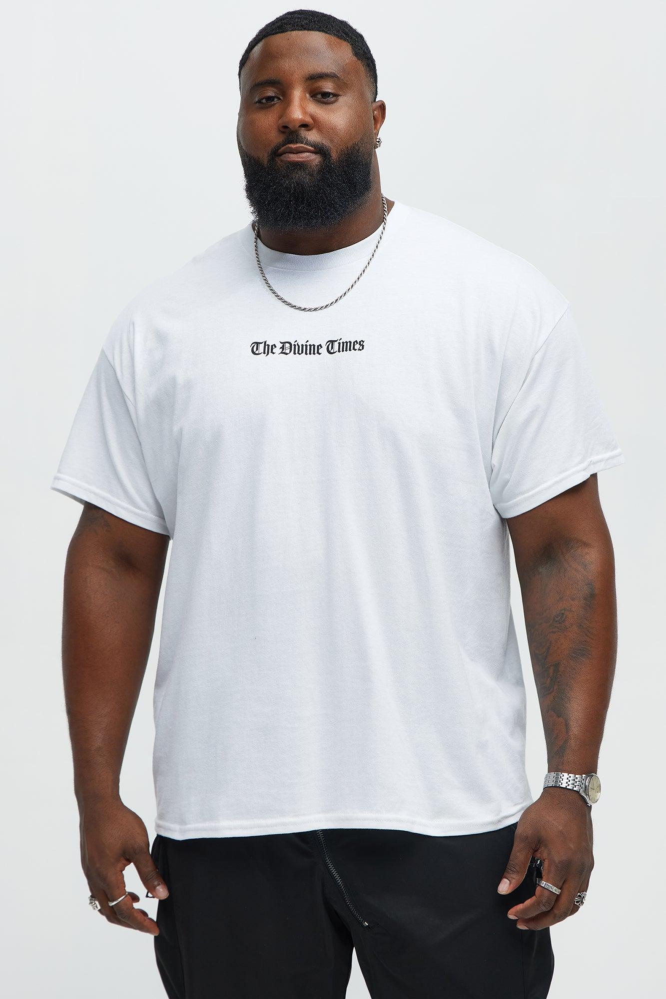 The Divine Times Short Sleeve Tee - White Male Product Image
