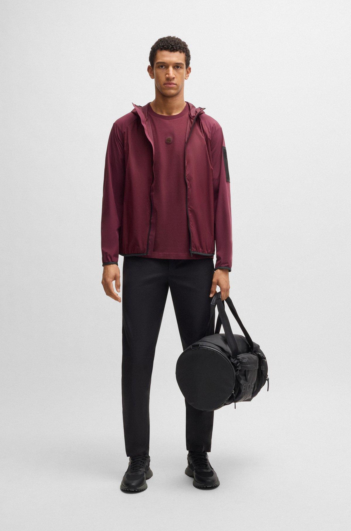 Stretch-cotton T-shirt with Double B monogram Product Image