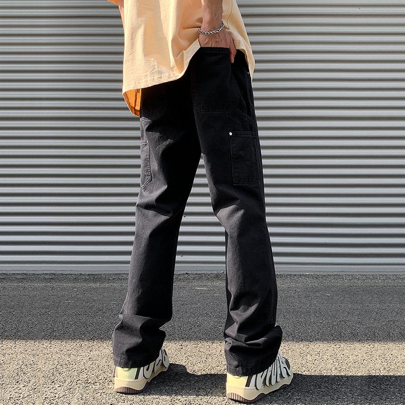 Men's Retro Street Logging Pants Product Image