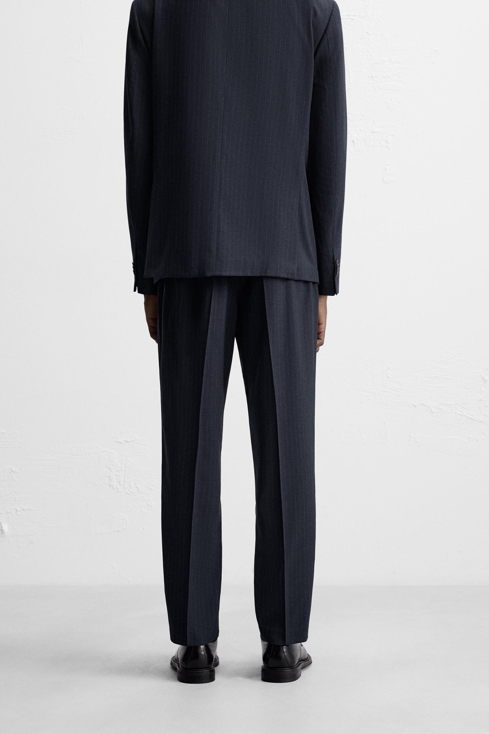 PINSTRIPE SUIT PANTS Product Image