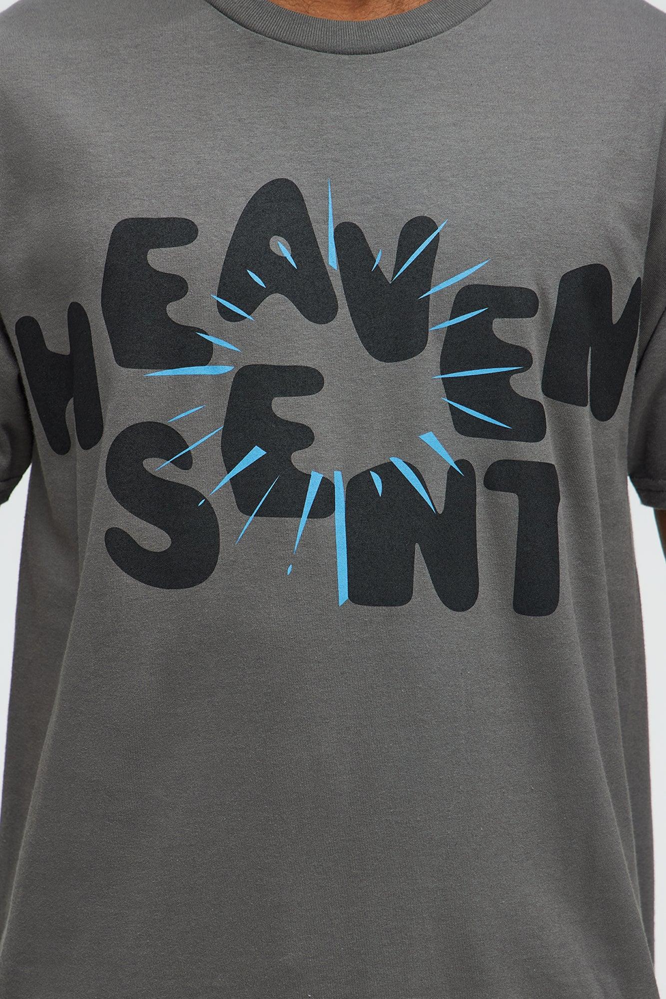 Heaven Sent Bright Short Sleeve Tee - Charcoal Male Product Image