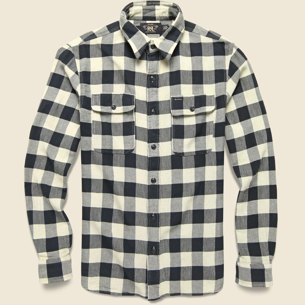 Matlock Workshirt - Black/Cream Product Image