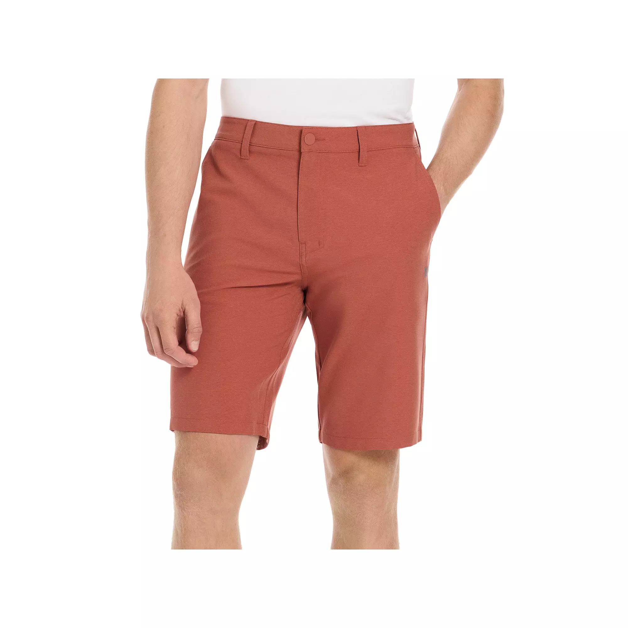 Men's Hurley 4-Way Stretch Walking Shorts, Size: 36, Martian Red Product Image