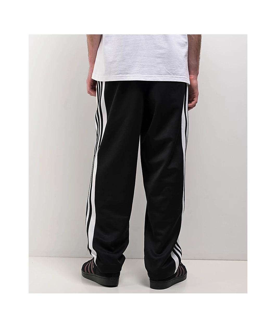 adidas Originals Tyshawn Black & Crystal White Track Pants Product Image