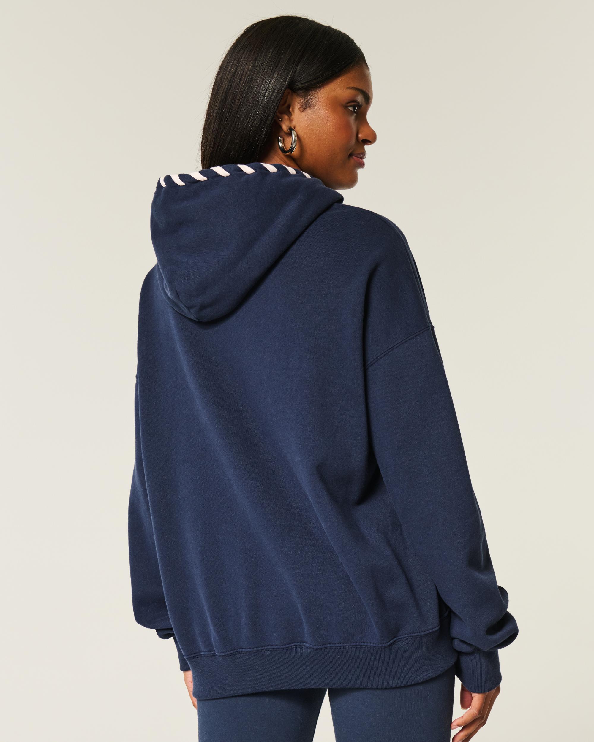 Oversized Hoodie with Hood Detail Product Image