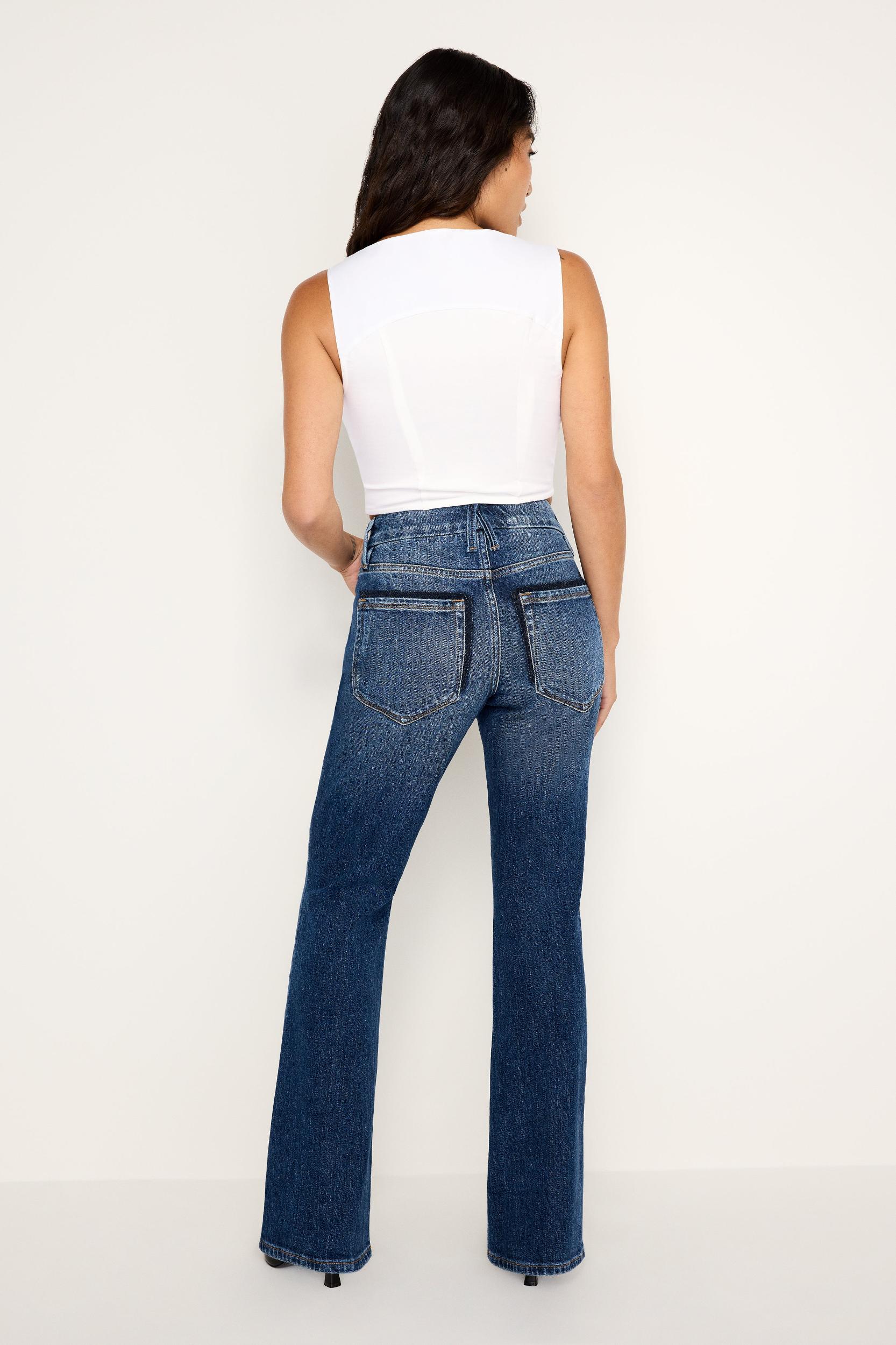 GOOD PETITE BOOTCUT JEANS | INDIGO704 Product Image