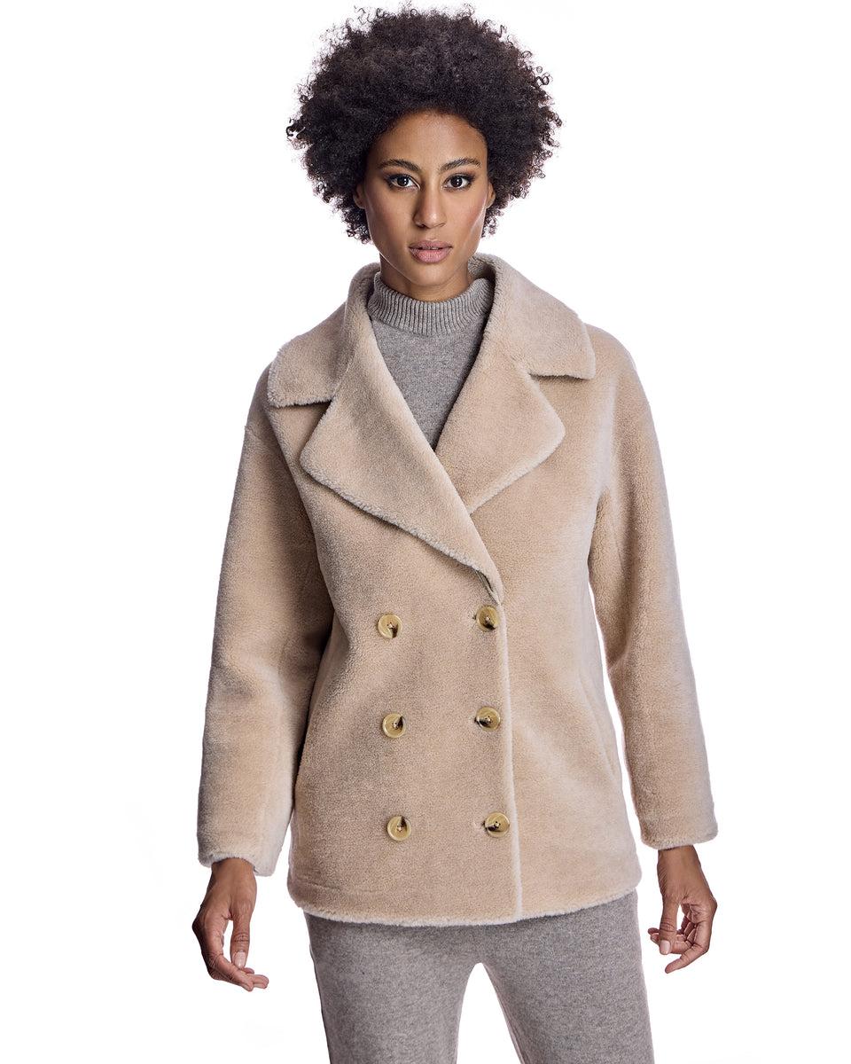 Lambs Wool Pea Jacket Product Image