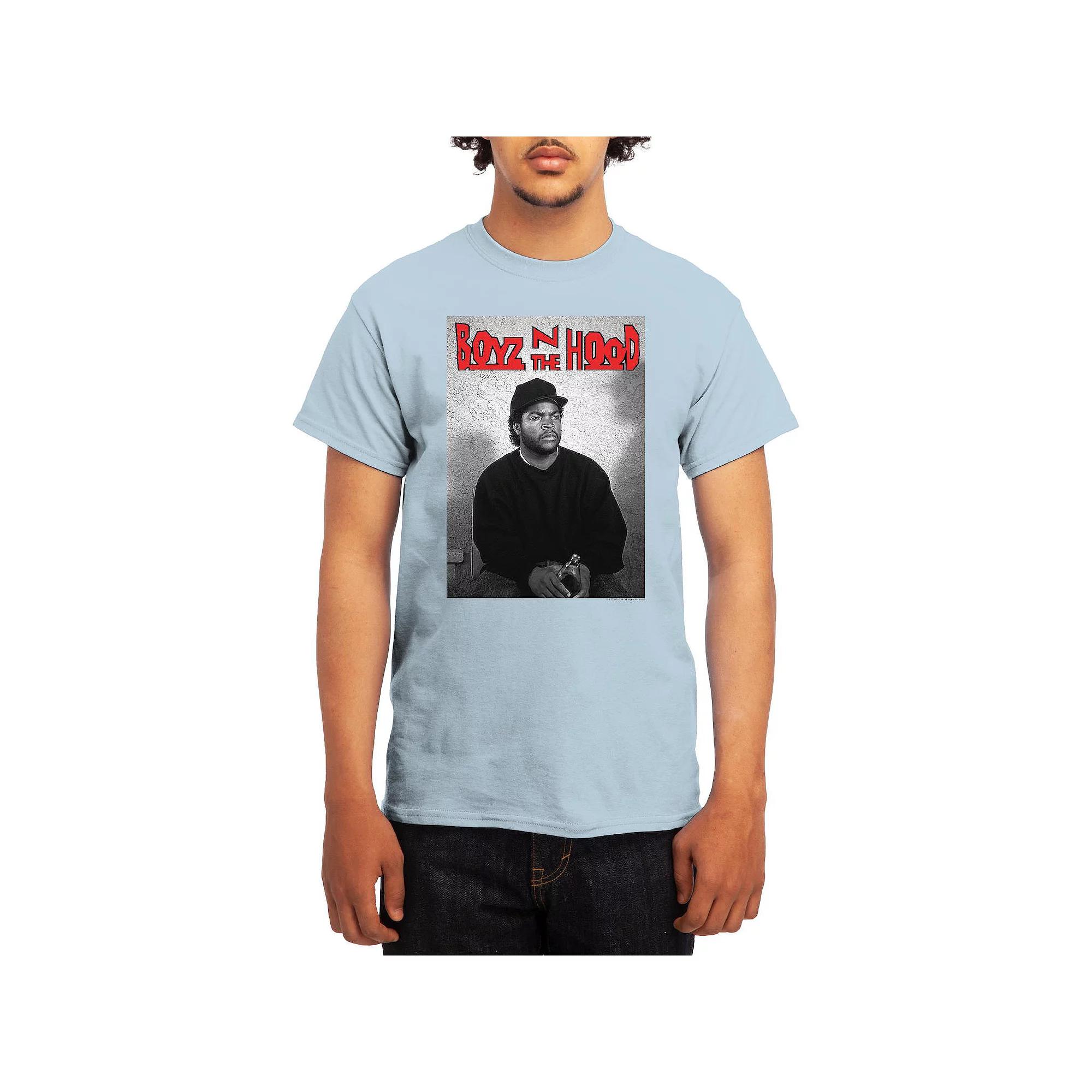 Men's Boyz N' The Hood Logo Doughboy Photo Tee, Size: Large, Lt Blue Product Image