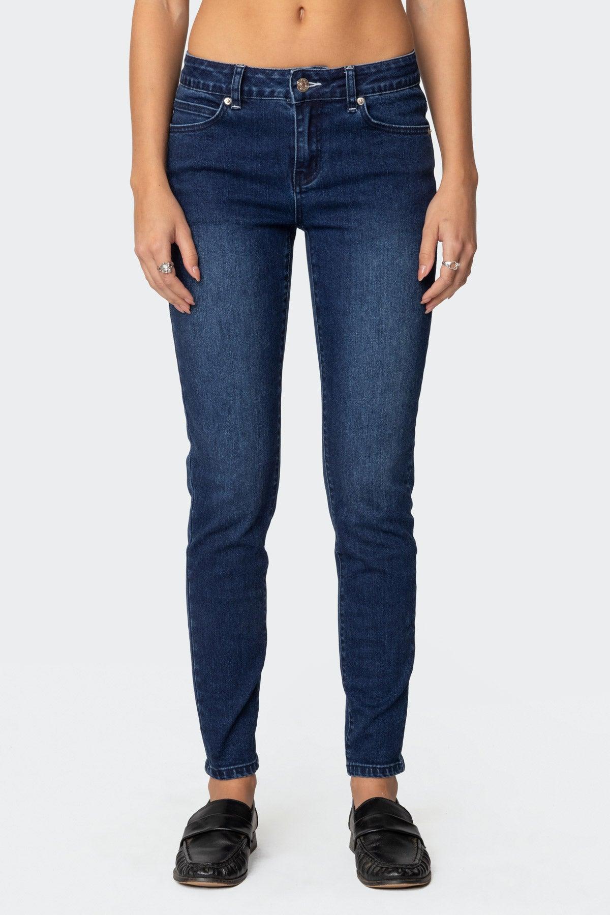 Rosalia Low Rise Skinny Jeans Product Image