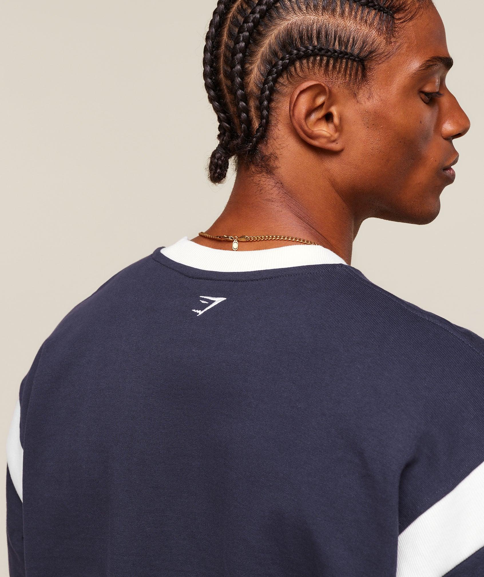 Gymshark GSLC Crew - Heavy Blue Male Product Image