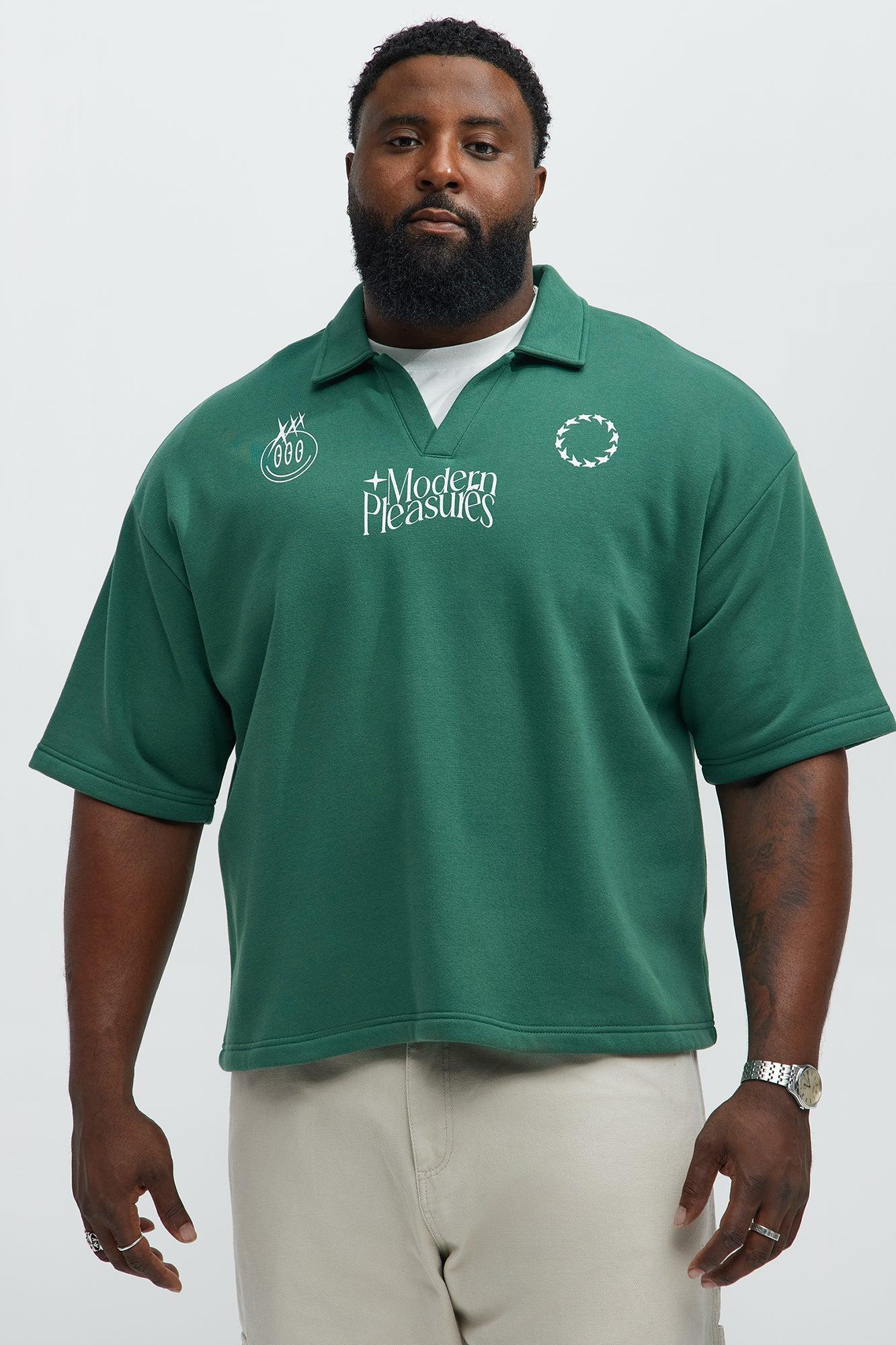 Modern Pleasures Short Sleeve Polo - Green Product Image