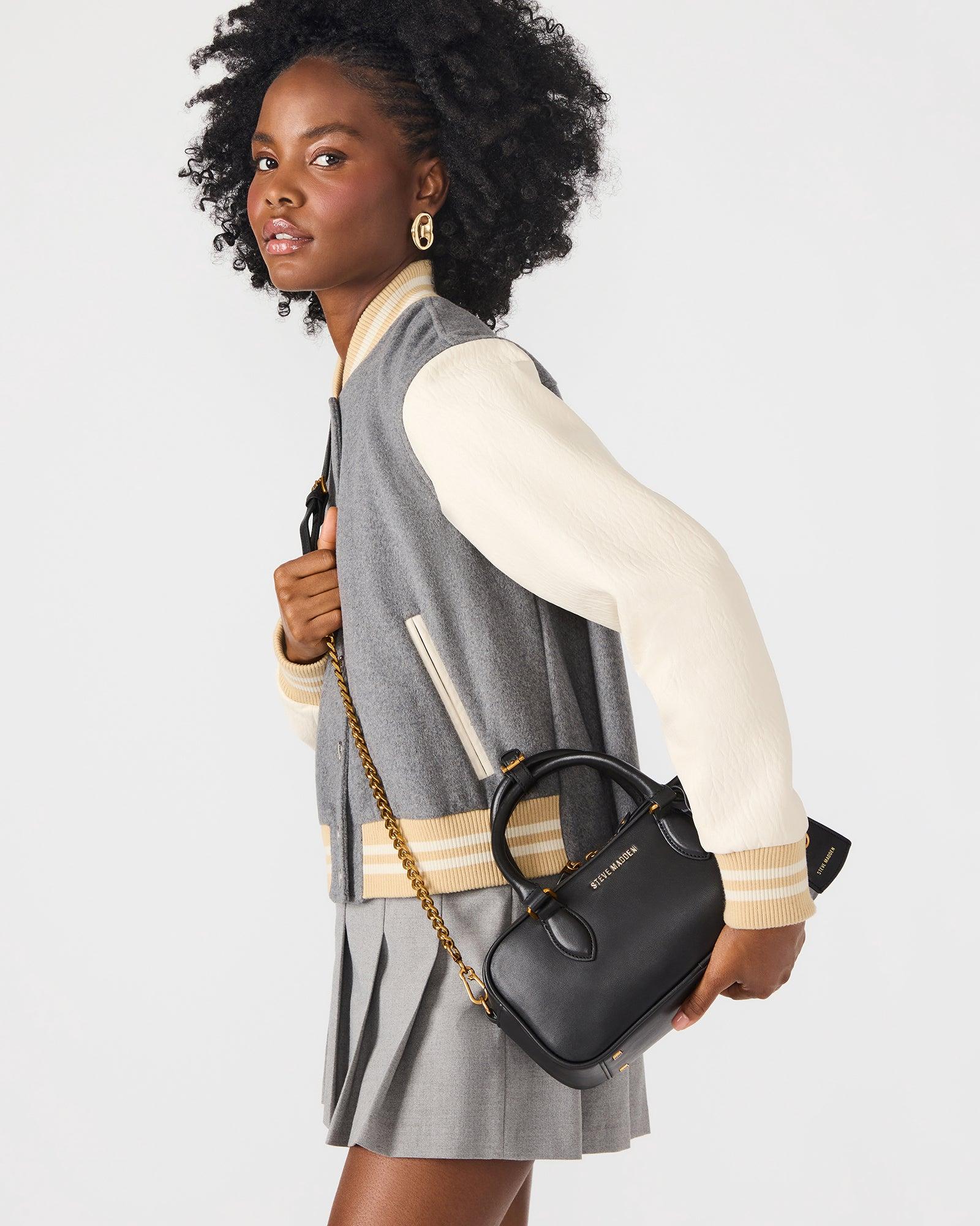 MERIT BAG BLACK LEATHER Female Product Image