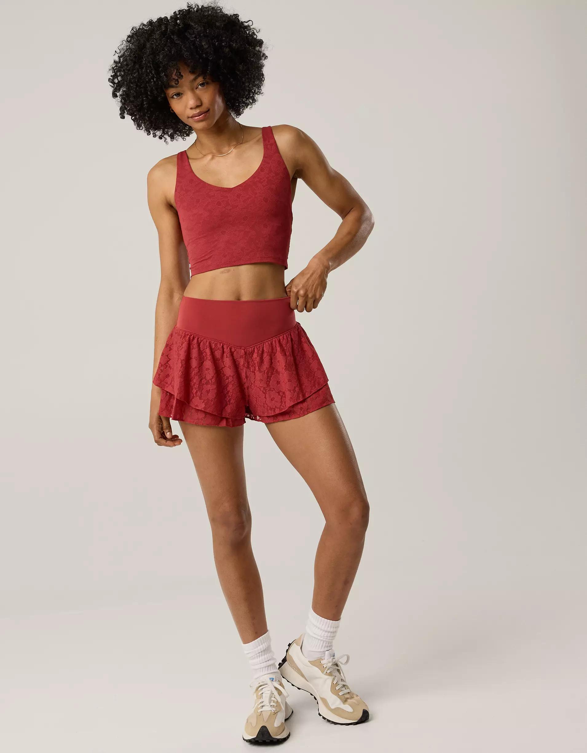 OFFLINE By Aerie Real Me Lace Flowy Short Product Image
