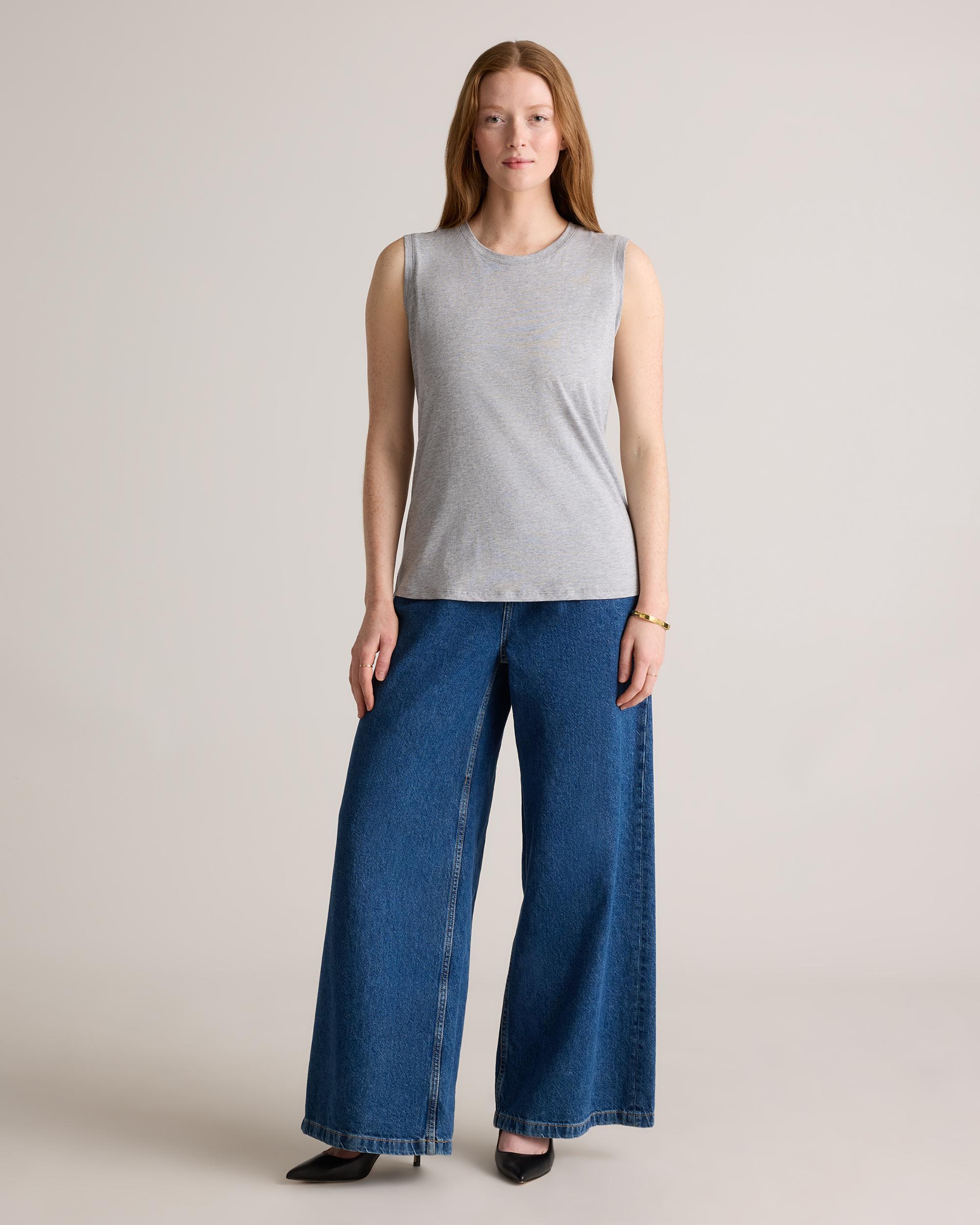 Quince | Women's Cotton Modal Muscle Tank Top Cotton/Modal Product Image