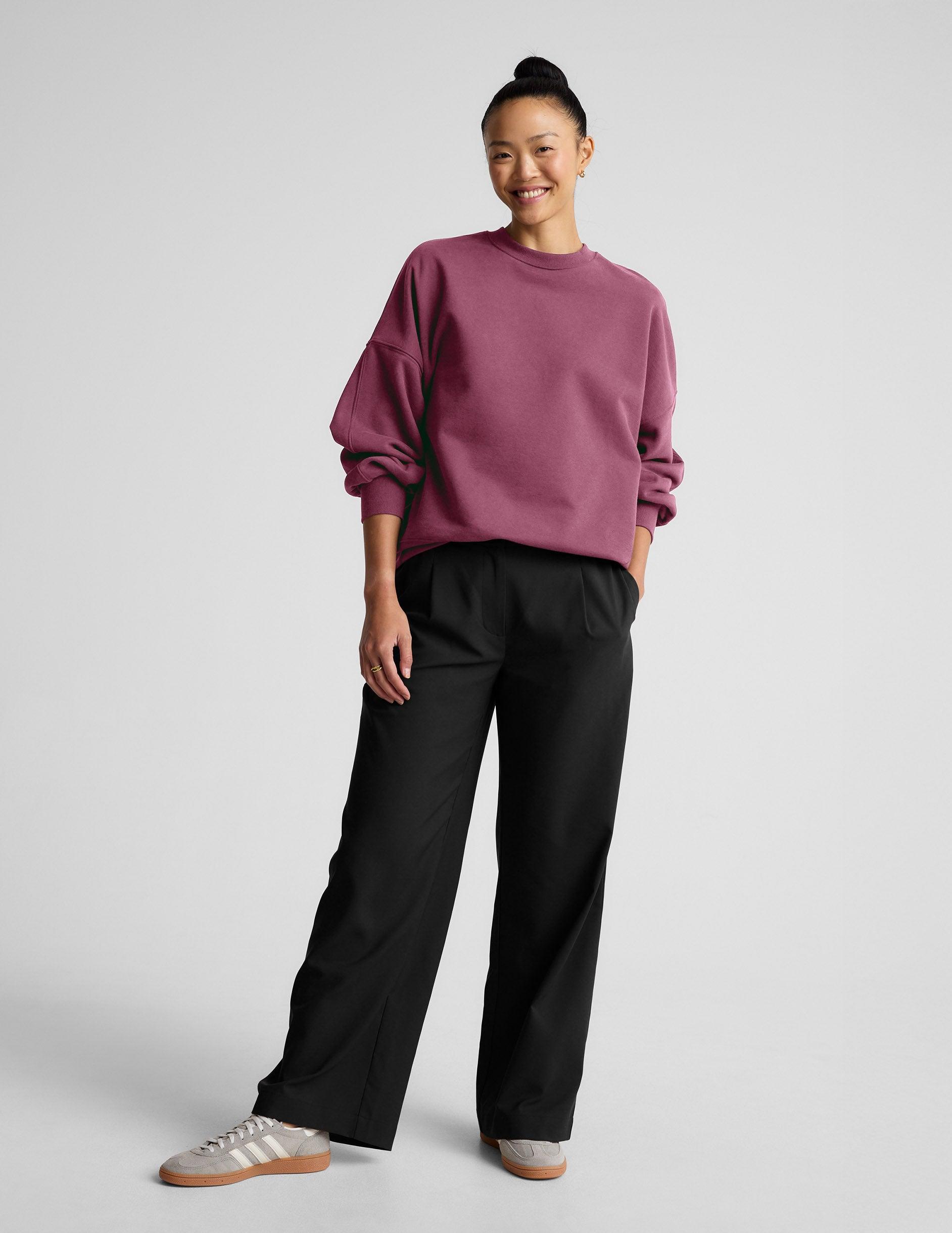 LuxeFleece Oversized Sweatshirt Product Image