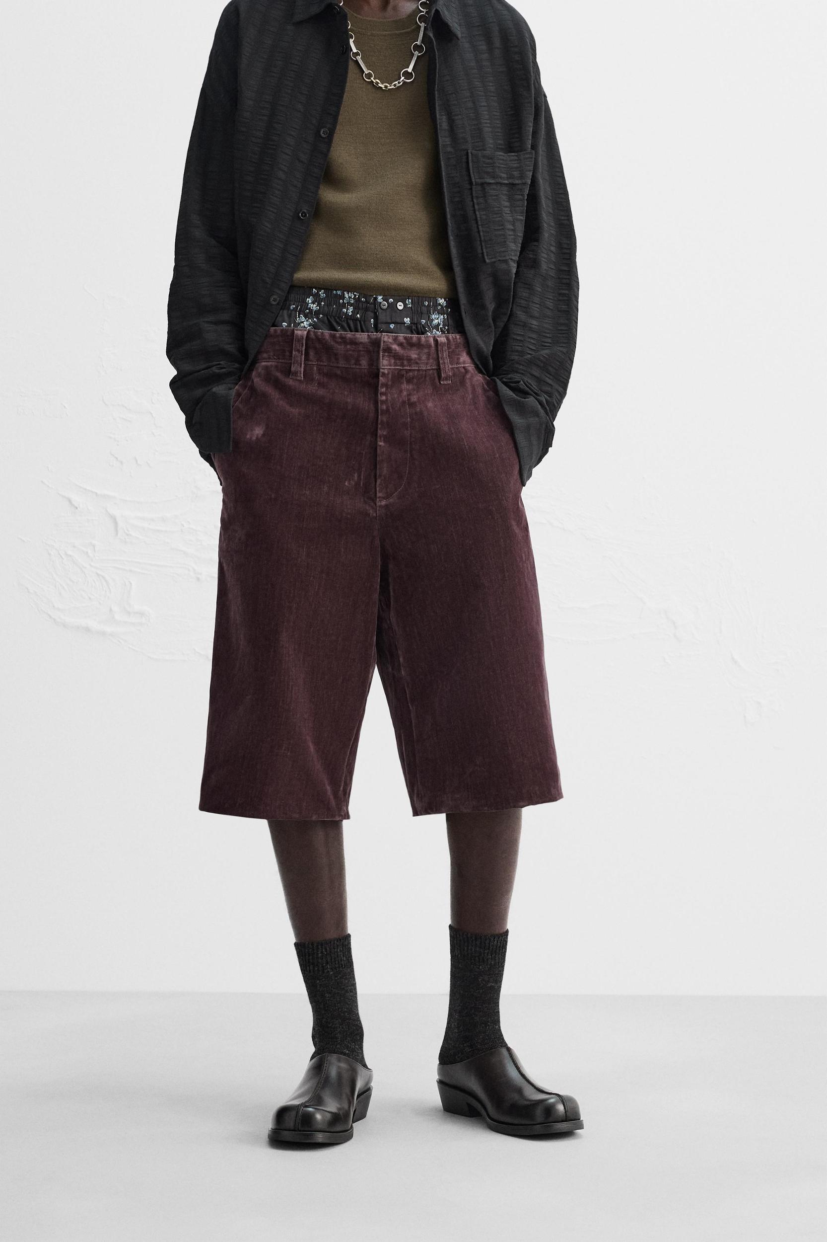 LIMITED EDITION VELVET SHORTS Product Image