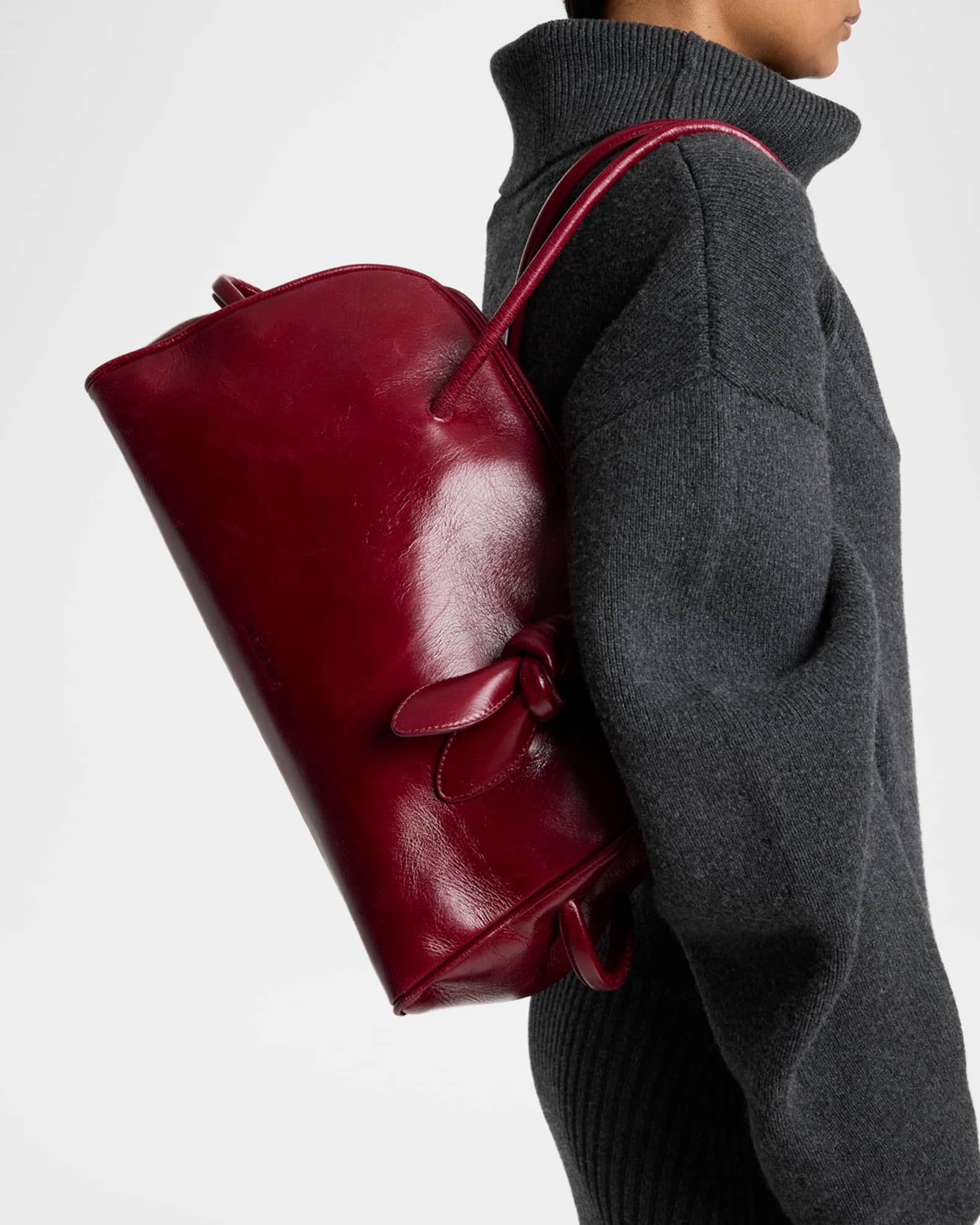 Le Petit Turismo Leather Top Handle Bowling Bag Product Image