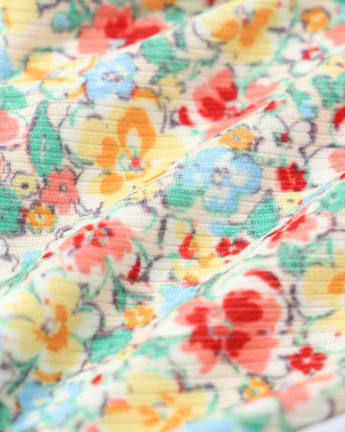 Green Floral Twist Bikini Sets Product Image