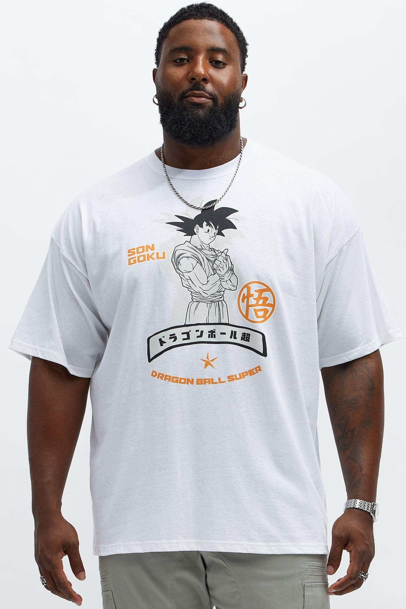 Dragon Ball Super Son Goku Short Sleeve Tee - White Male Product Image