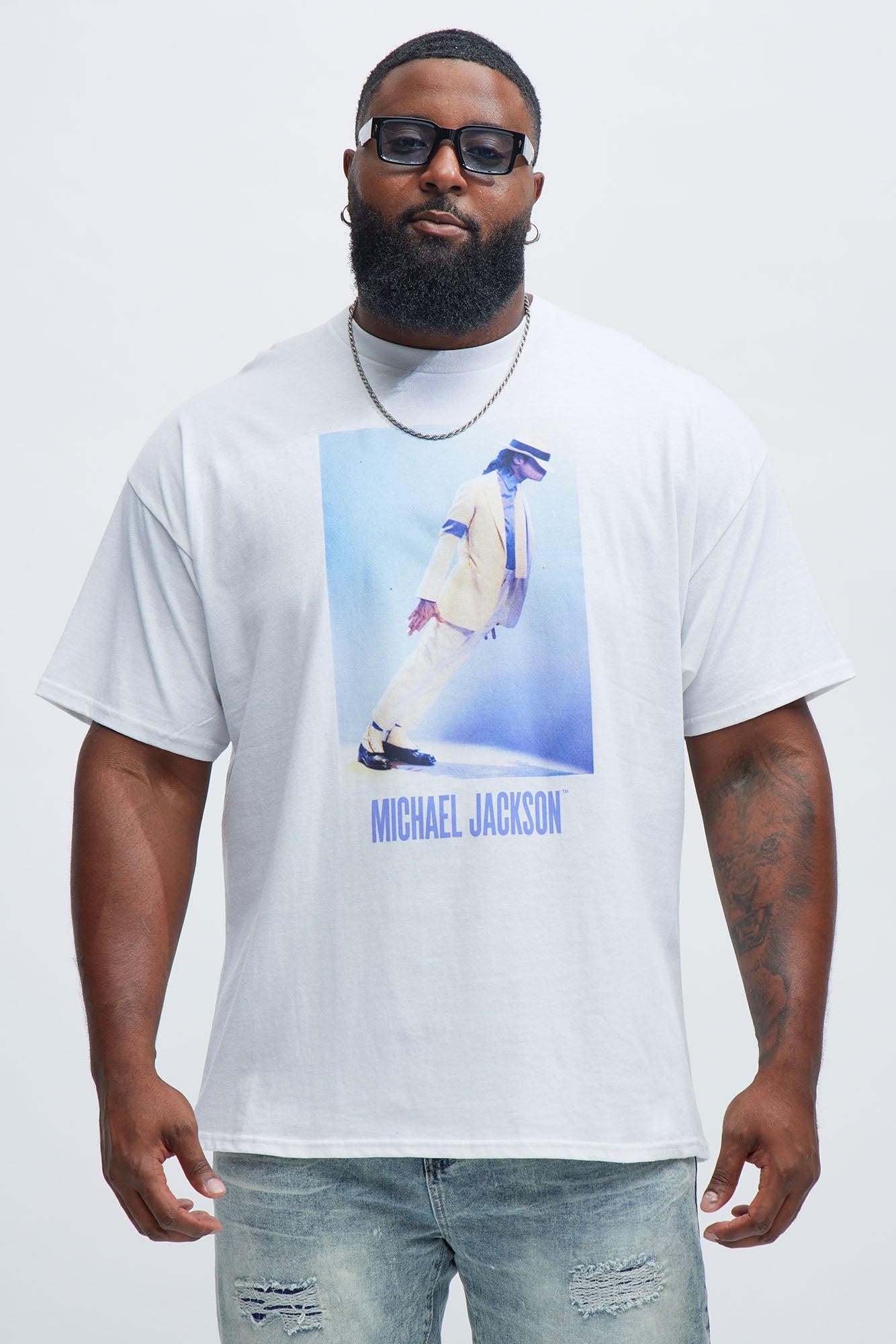 Michael Jackson Smooth Criminal Short Sleeve Tee - White Product Image